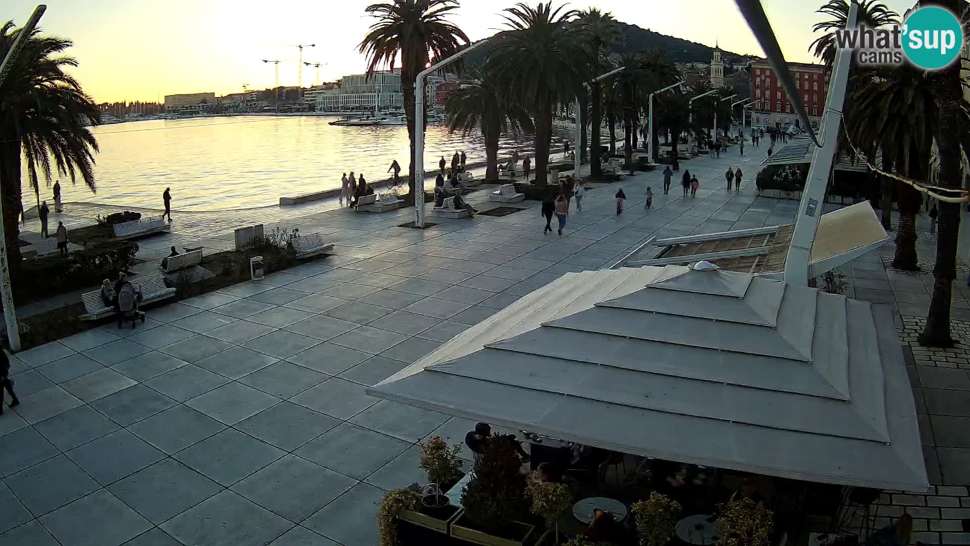 Live Webcam Split – view of Split riva