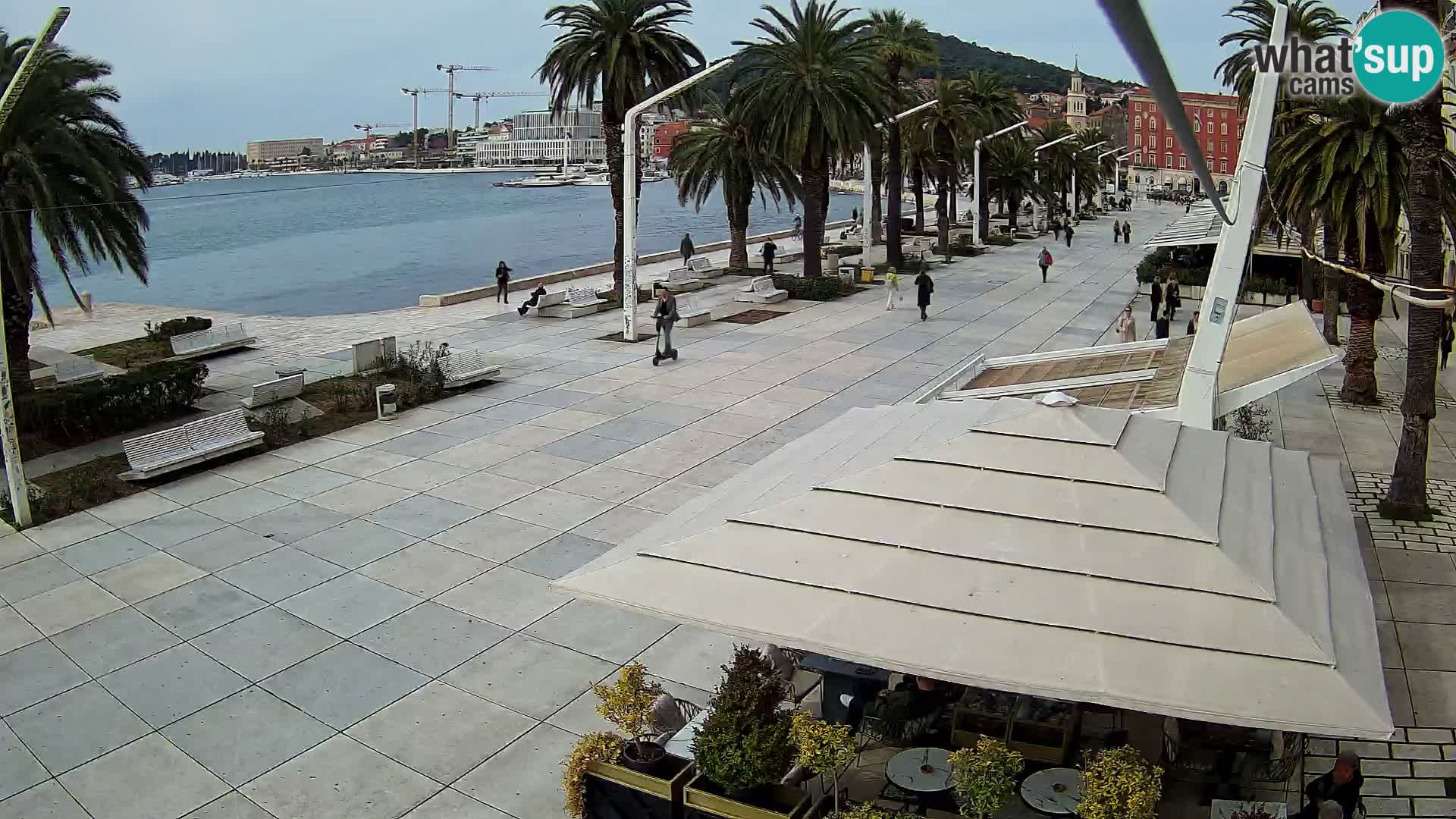 Split –  Blick auf Split riva