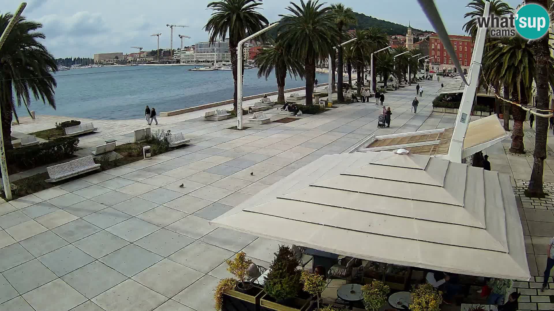 Live Webcam Split – view of Split riva