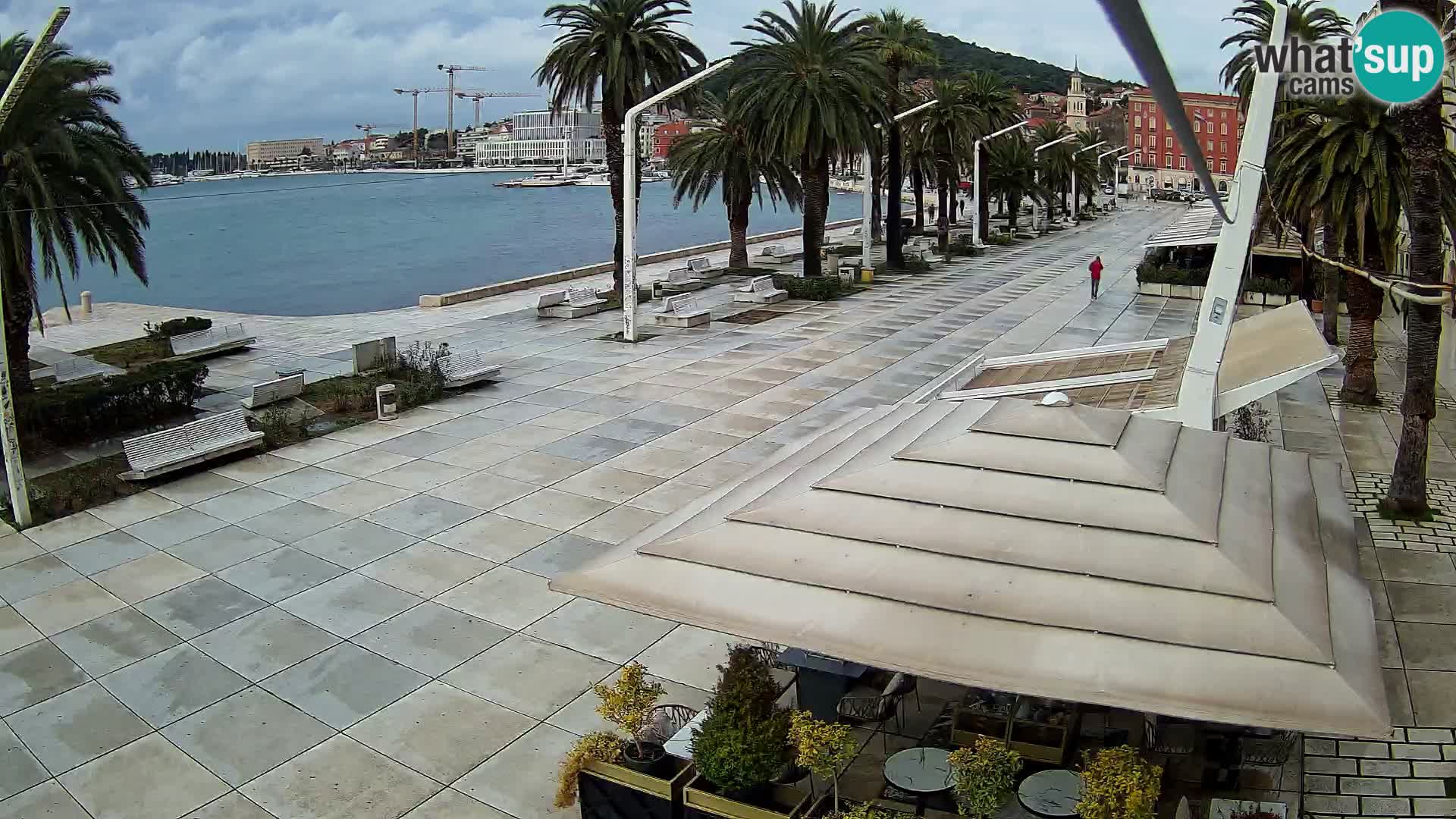 Split –  Blick auf Split riva