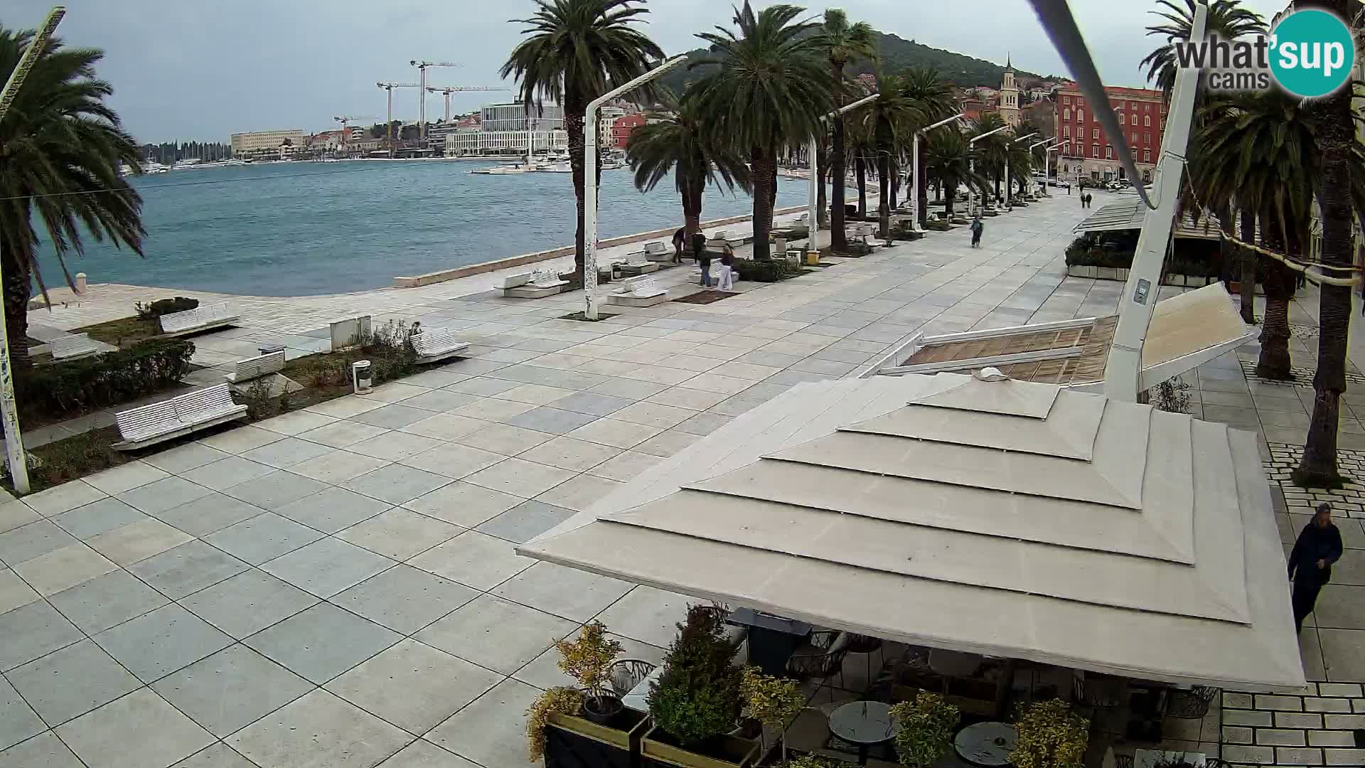 Live Webcam Split – view of Split riva