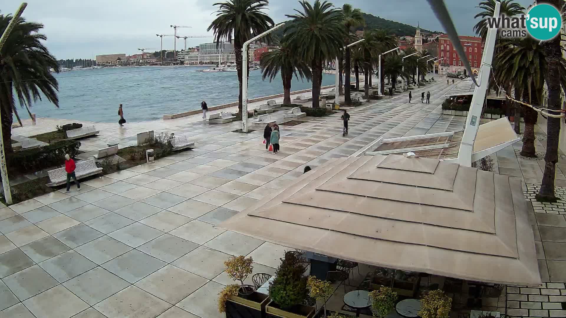 Split – Vista sulla riva di Spalato