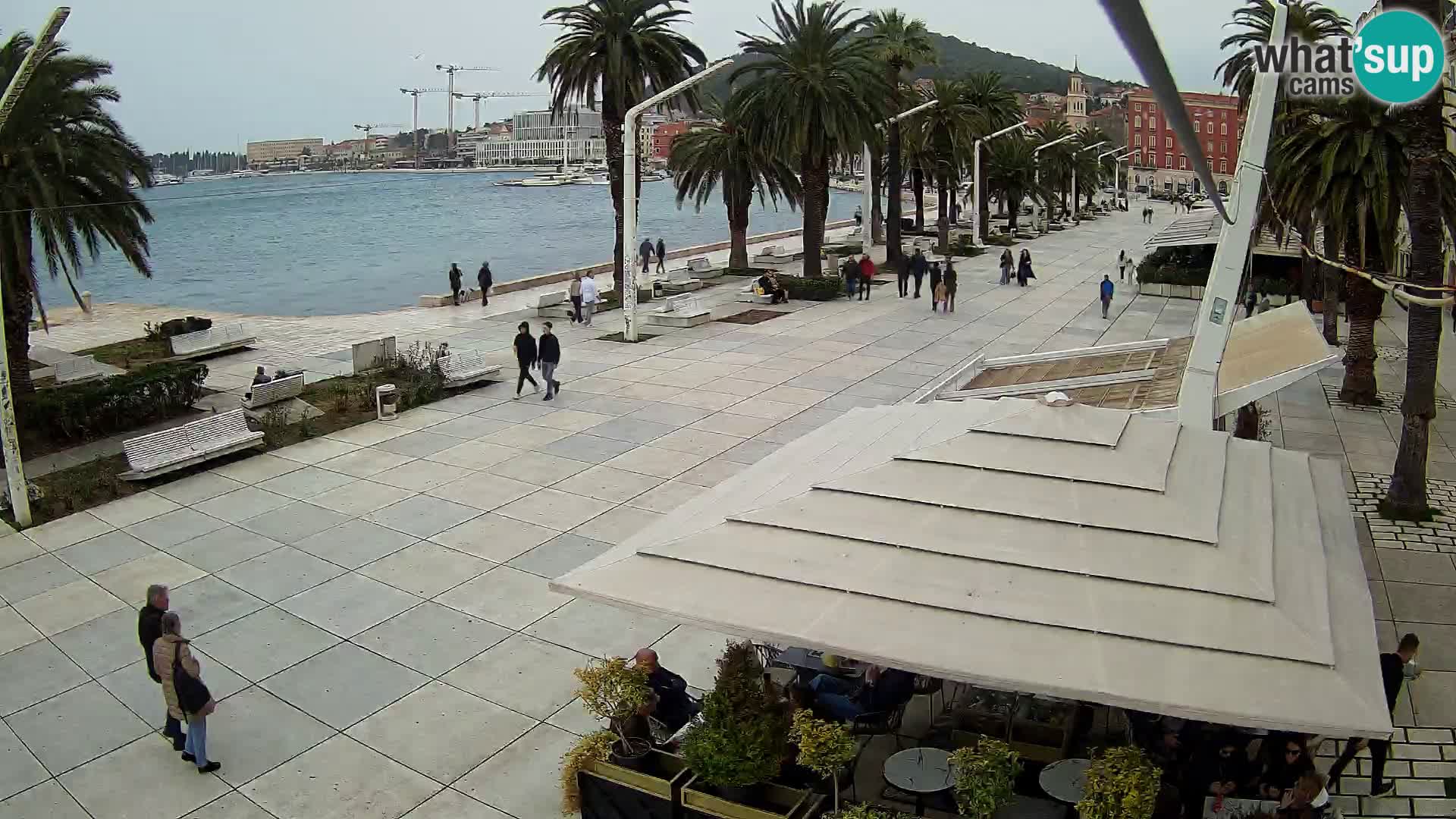 Live Webcam Split – view of Split riva