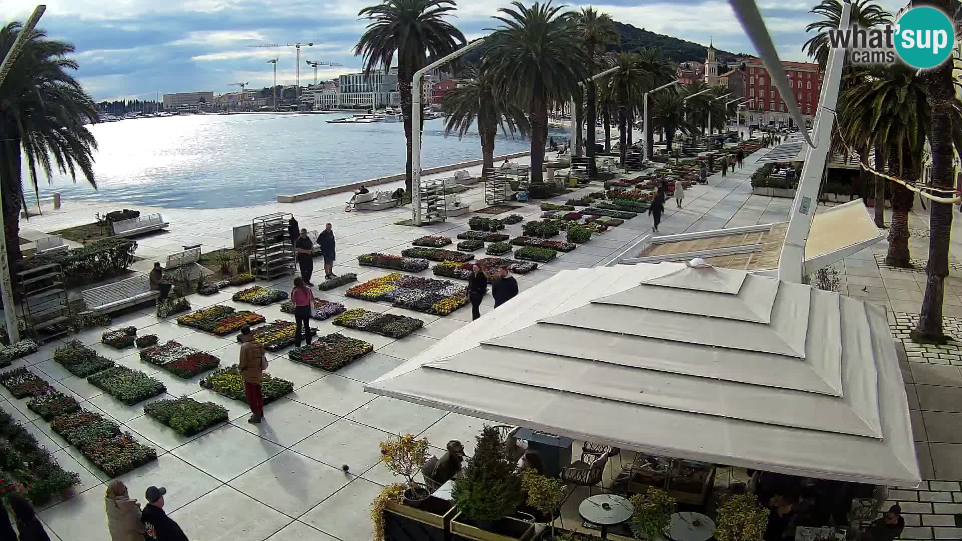 Live Webcam Split – view of Split riva