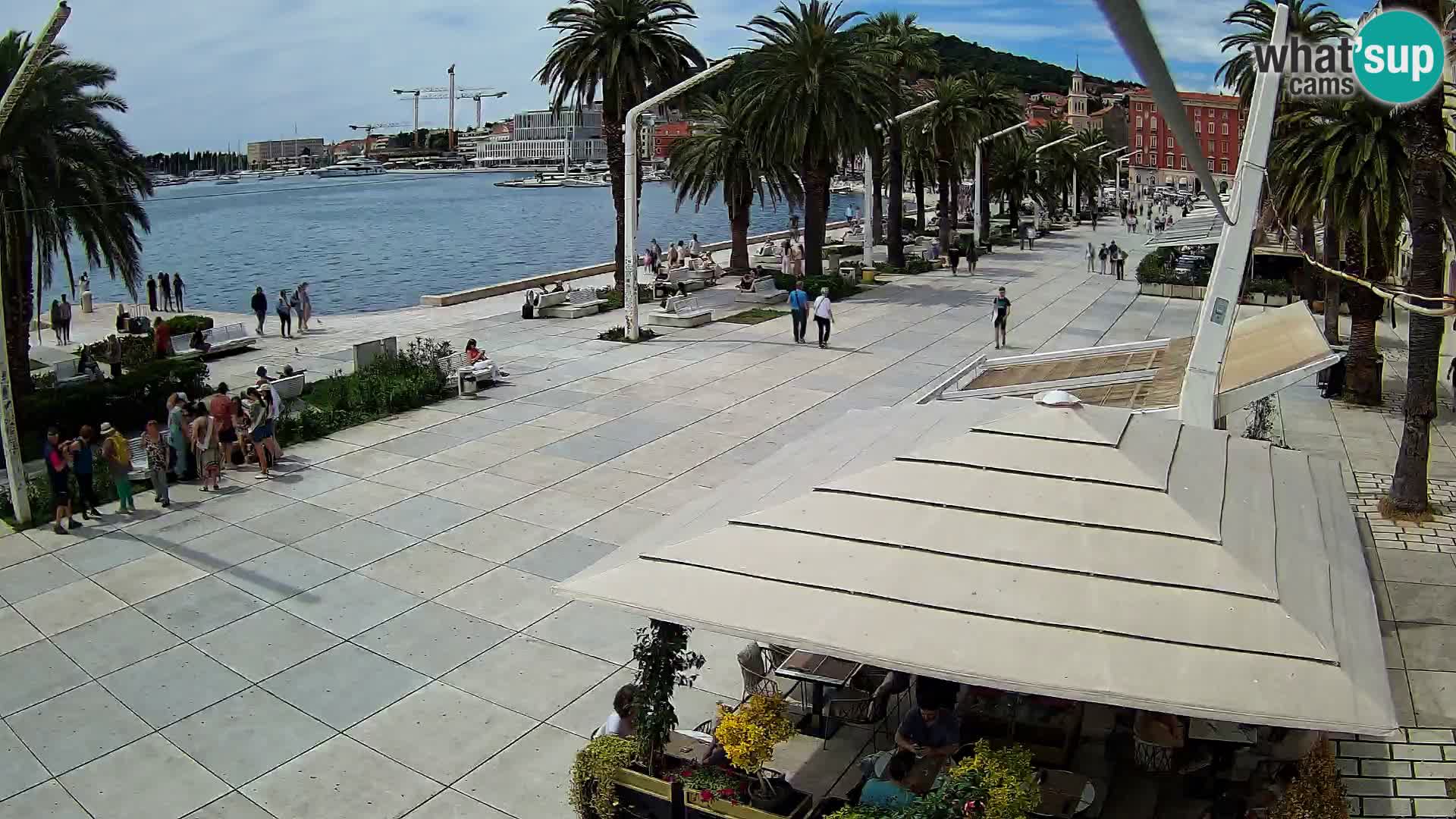 Live Webcam Split – view of Split riva