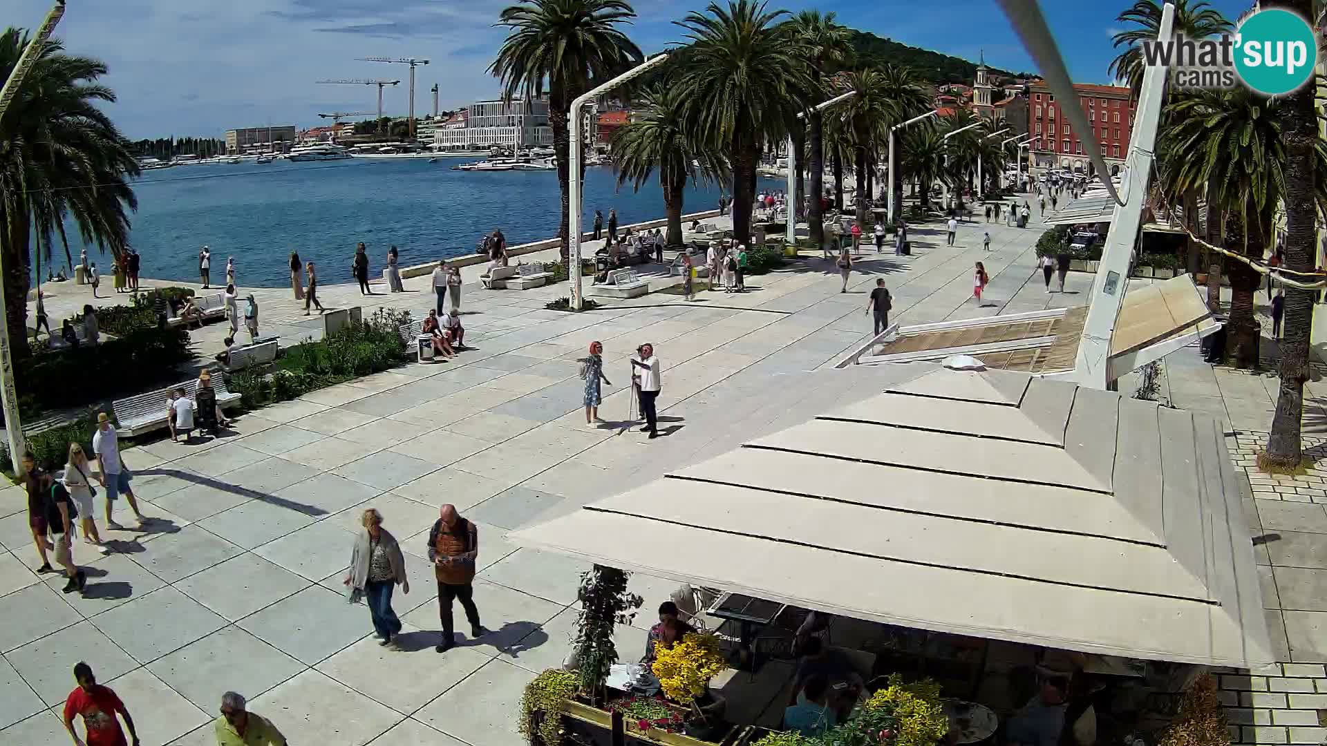 Split –  Blick auf Split riva