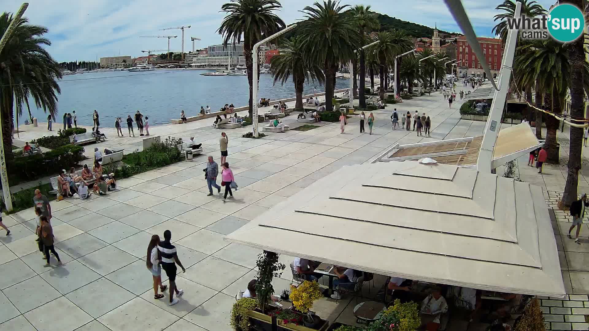 Split –  vue de Riva de Split