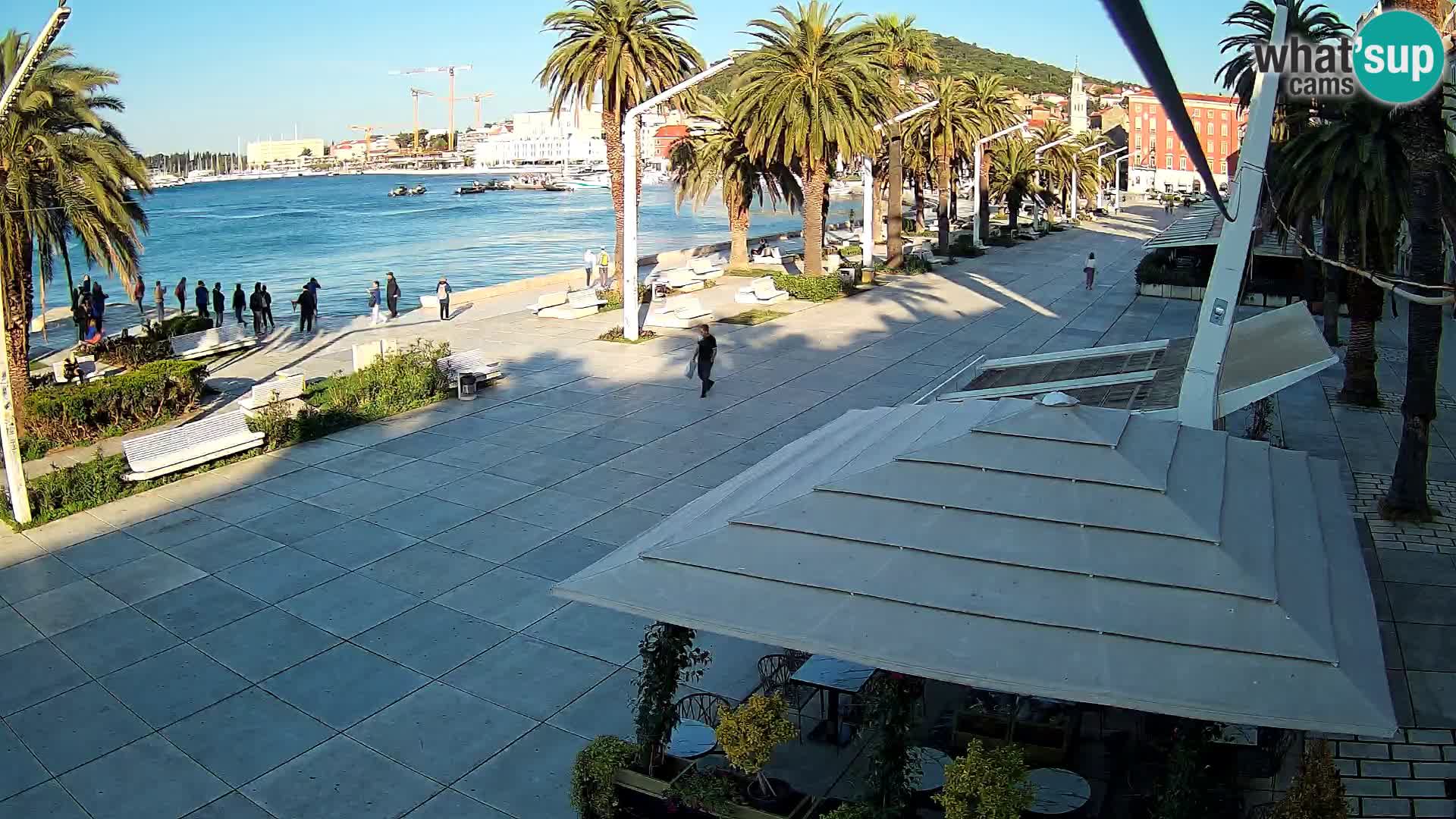 Live Webcam Split – view of Split riva