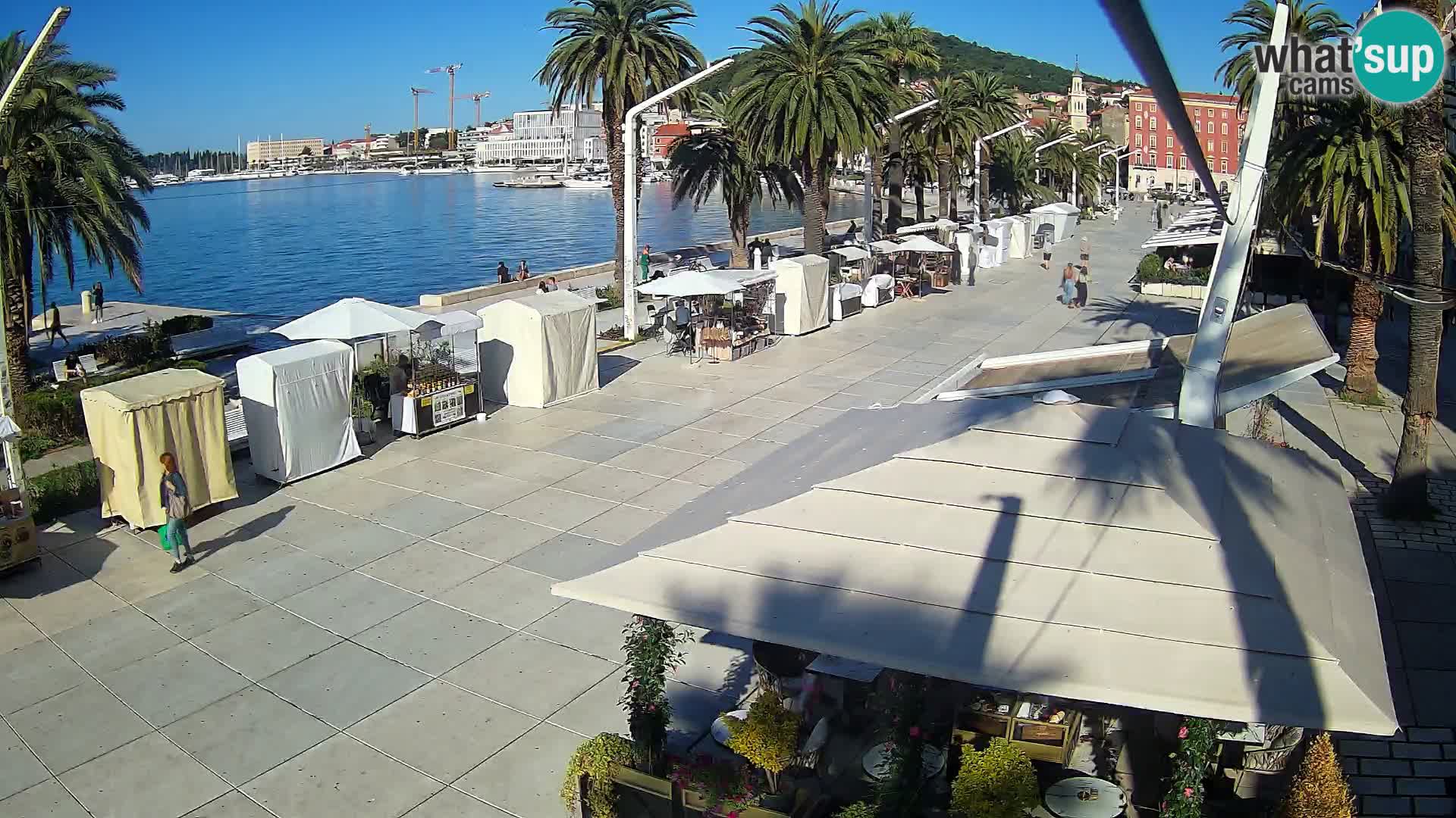 Live Webcam Split – view of Split riva