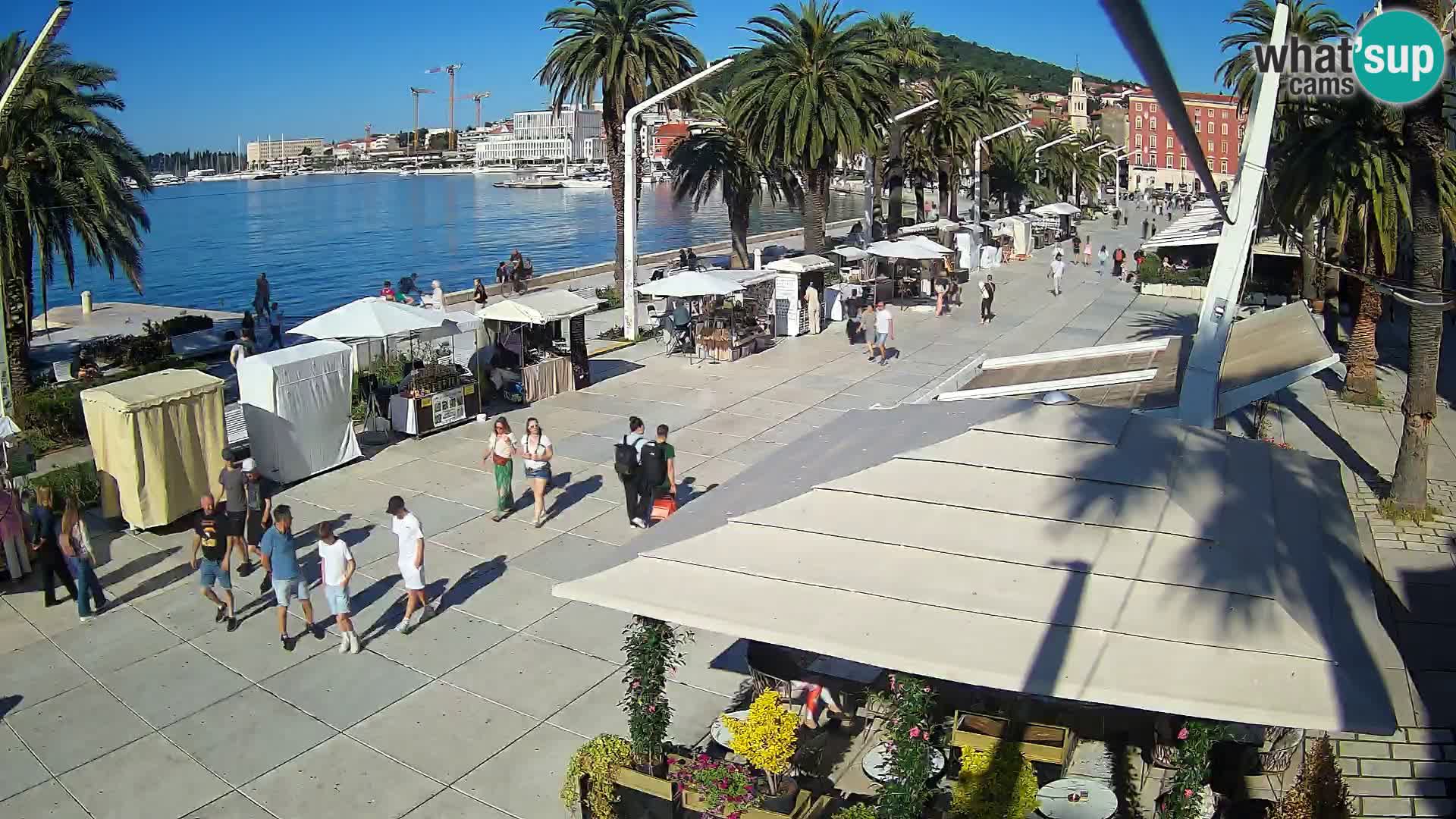 Split –  Blick auf Split riva