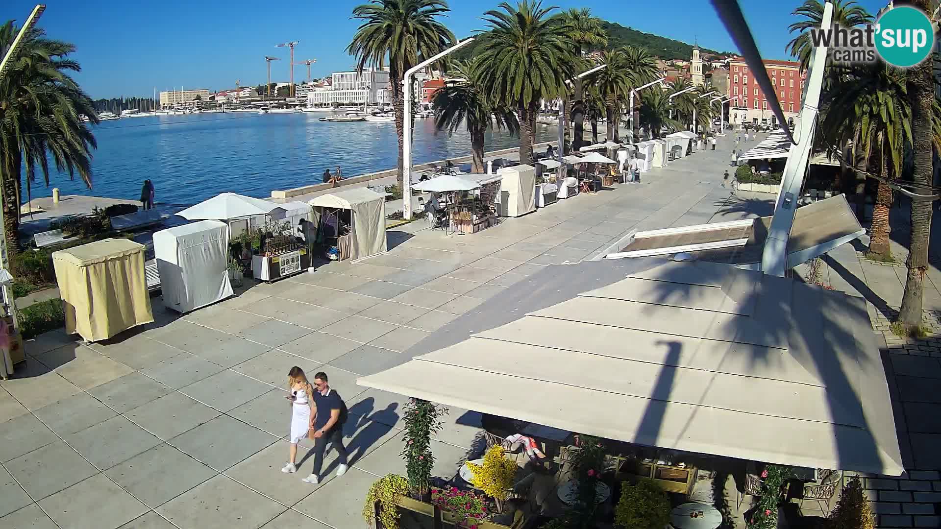Split –  Blick auf Split riva