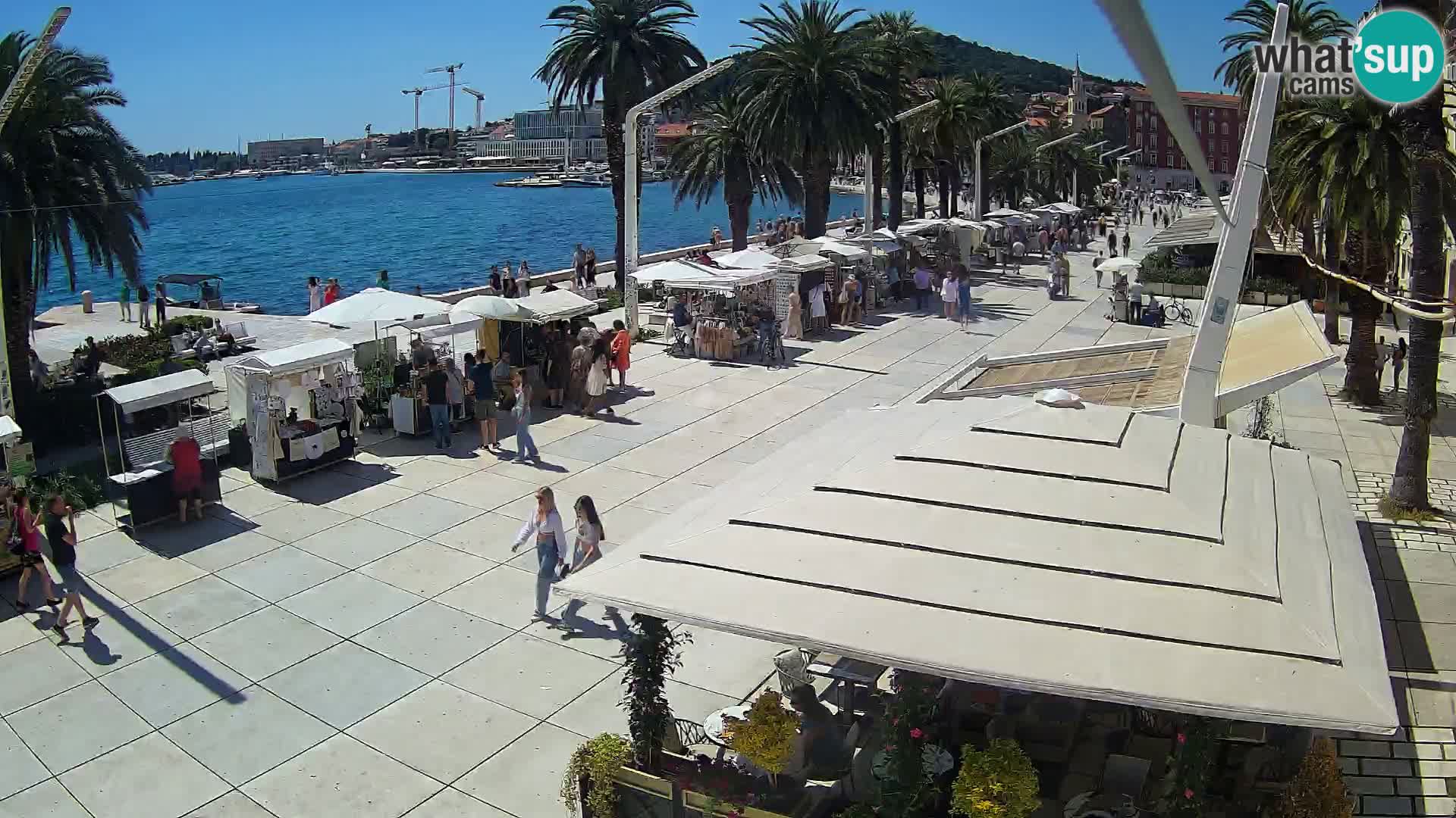 Split –  Blick auf Split riva