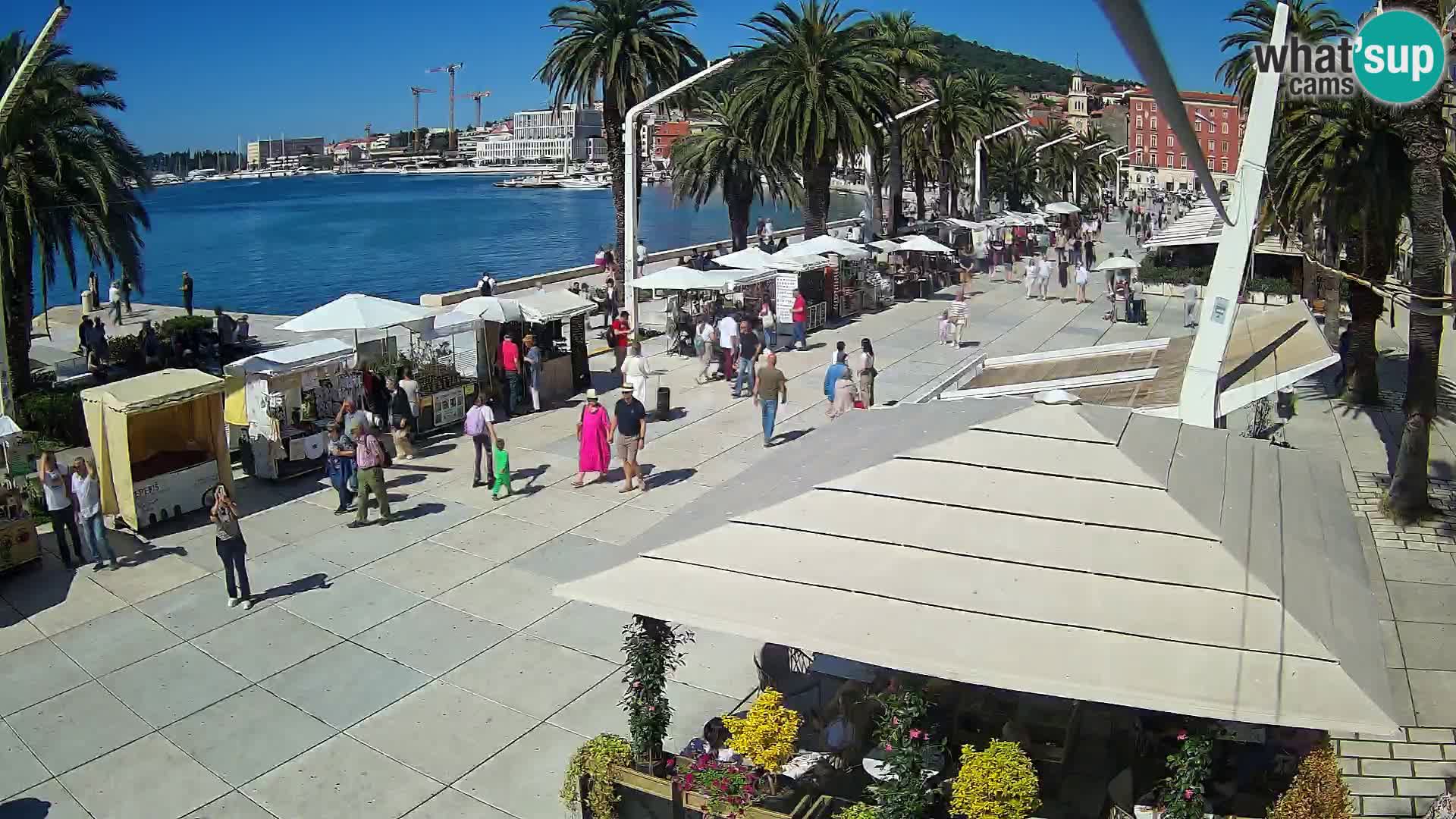 Live Webcam Split – view of Split riva