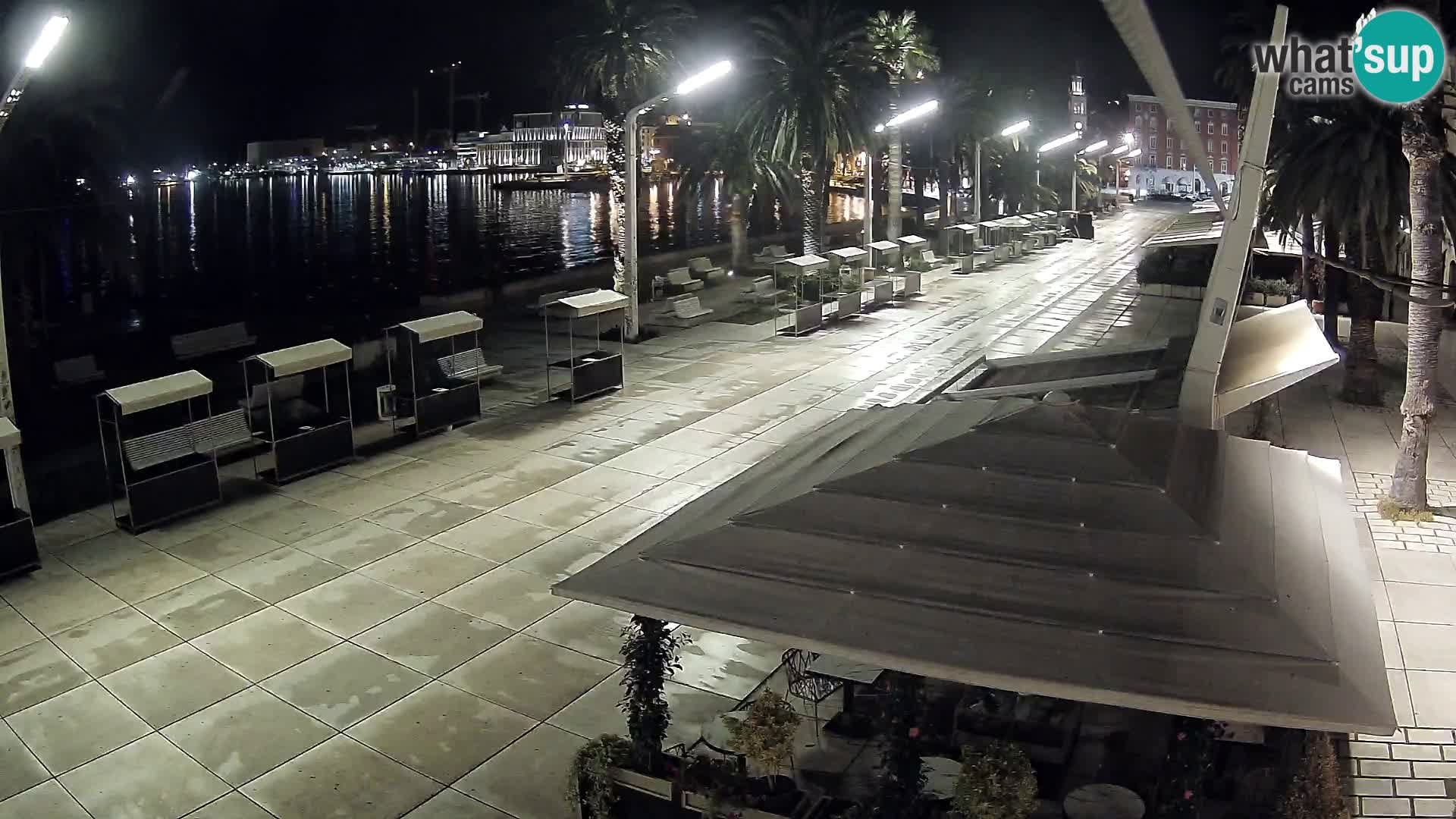 Split –  Blick auf Split riva