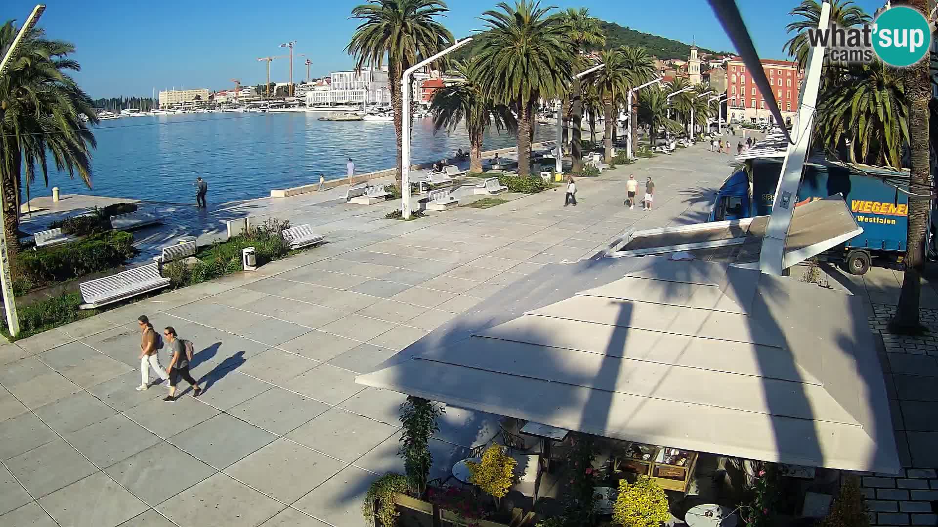 Live Webcam Split – view of Split riva