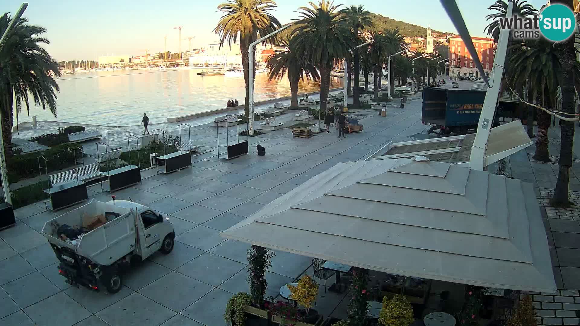 Split –  Blick auf Split riva