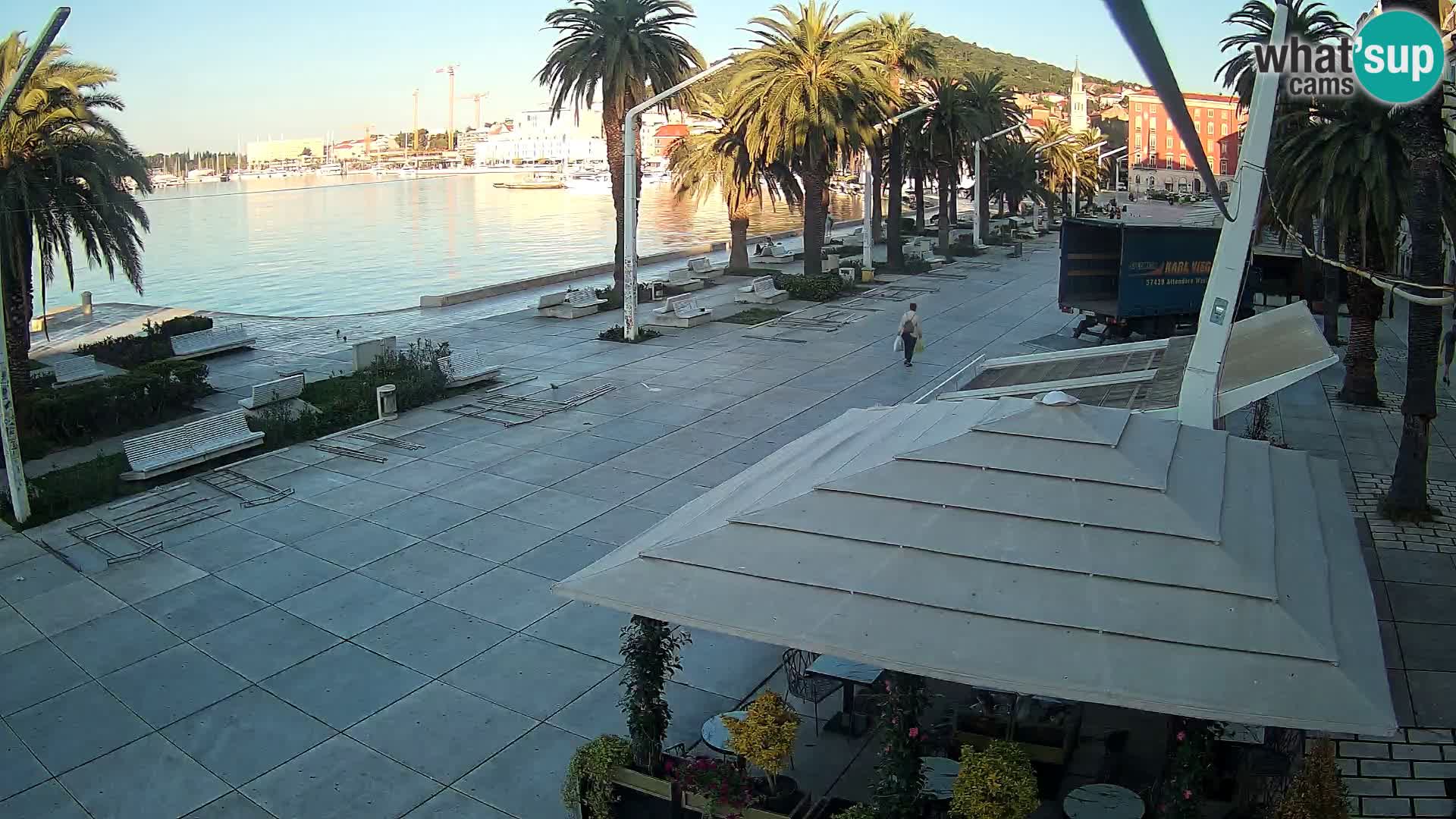 Split –  Blick auf Split riva