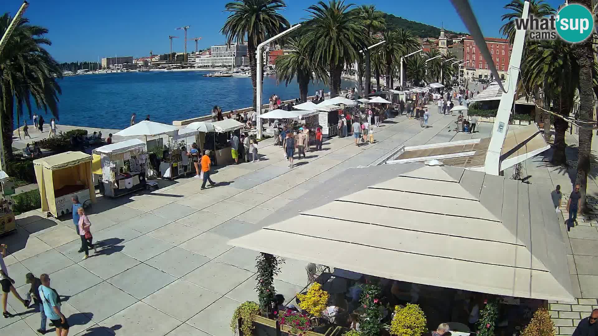 Live Webcam Split – view of Split riva