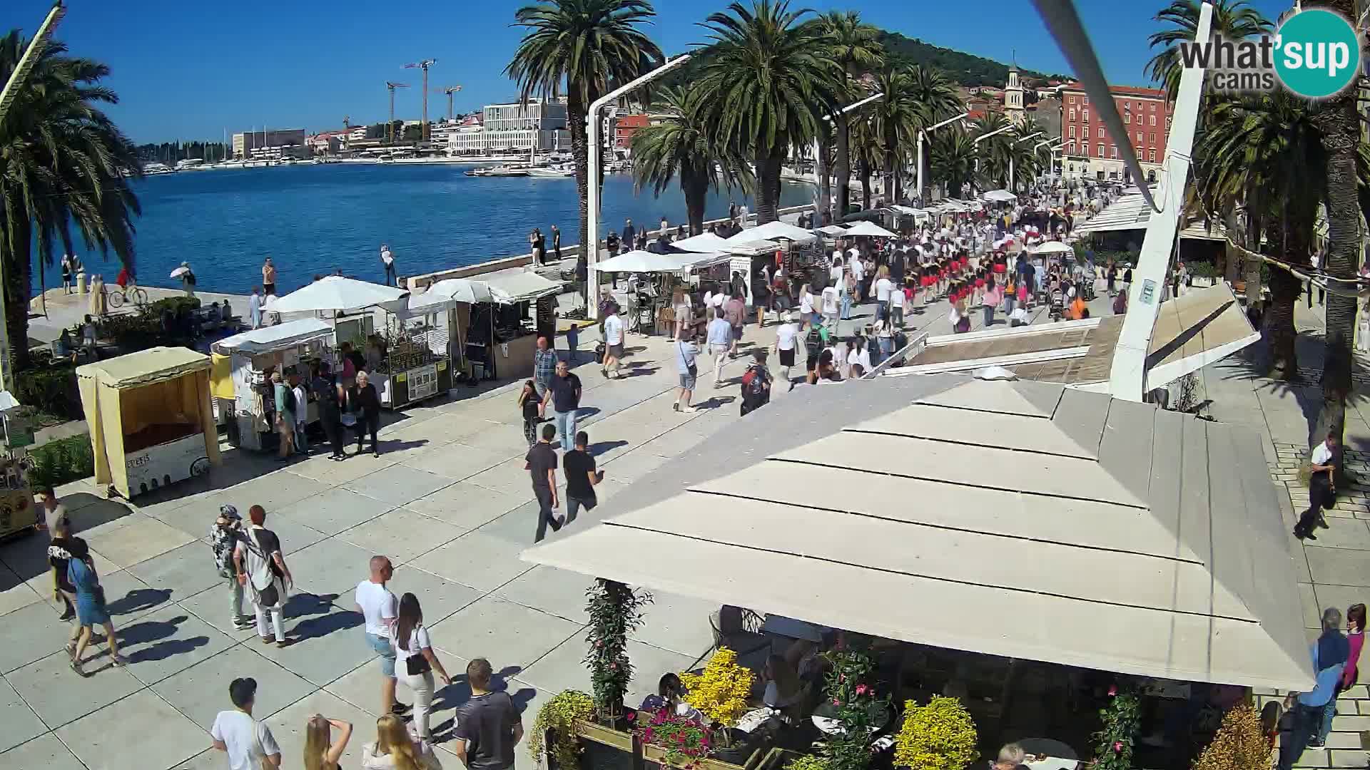 Live Webcam Split – view of Split riva