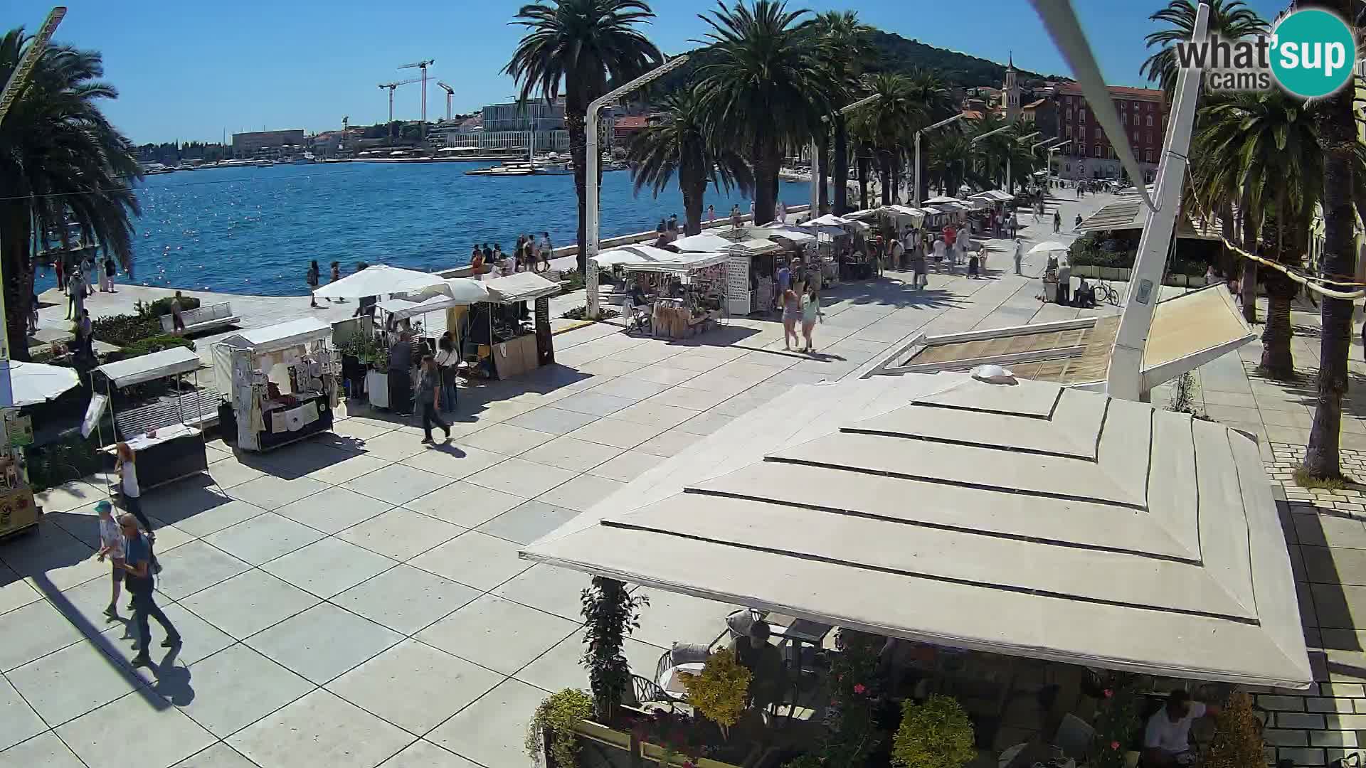 Live Webcam Split – view of Split riva