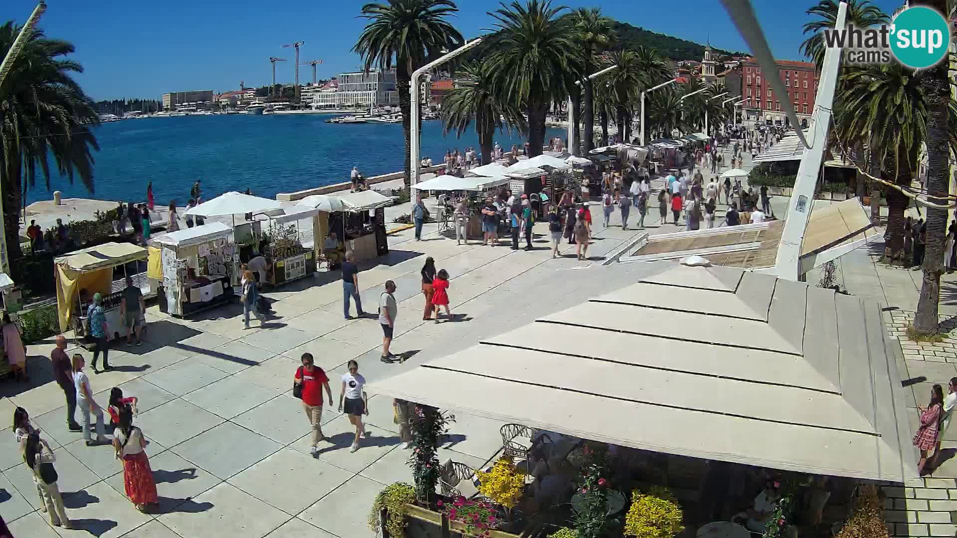 Split – Vista sulla riva di Spalato