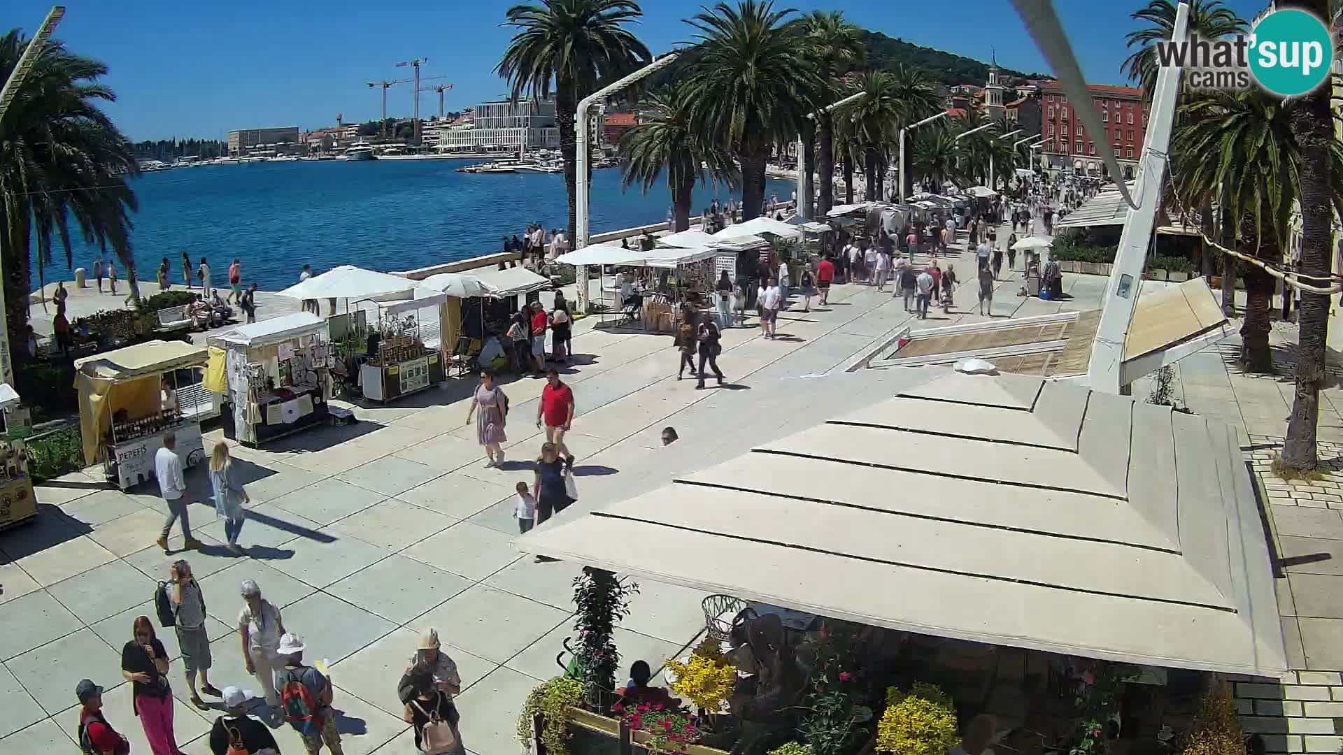 Split –  vue de Riva de Split