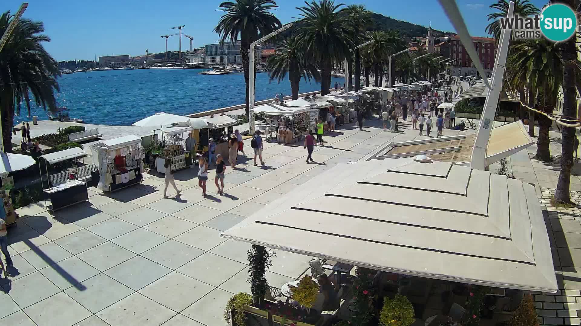 Split – Vista sulla riva di Spalato