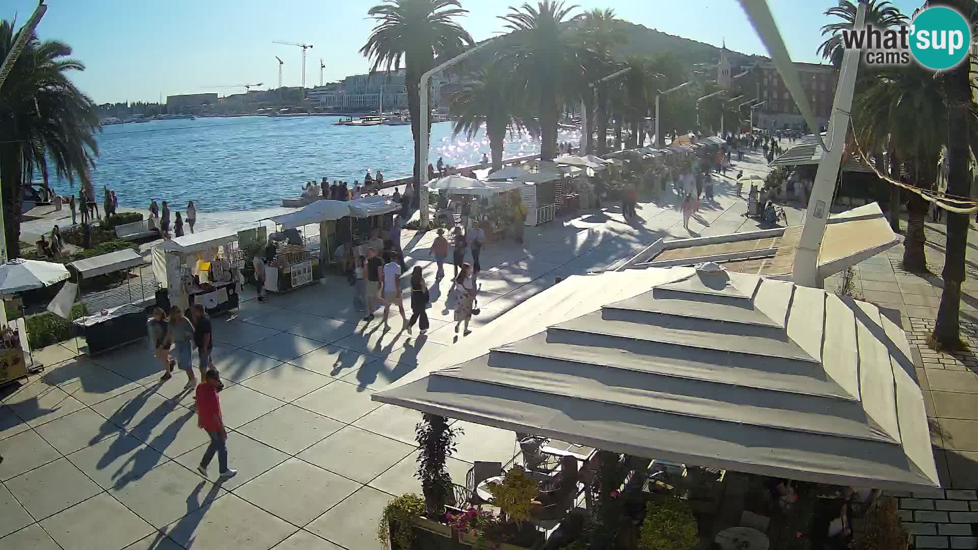 Live Webcam Split – view of Split riva