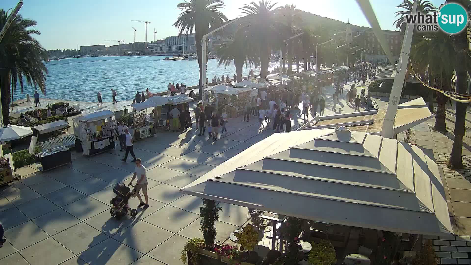 Live Webcam Split – view of Split riva