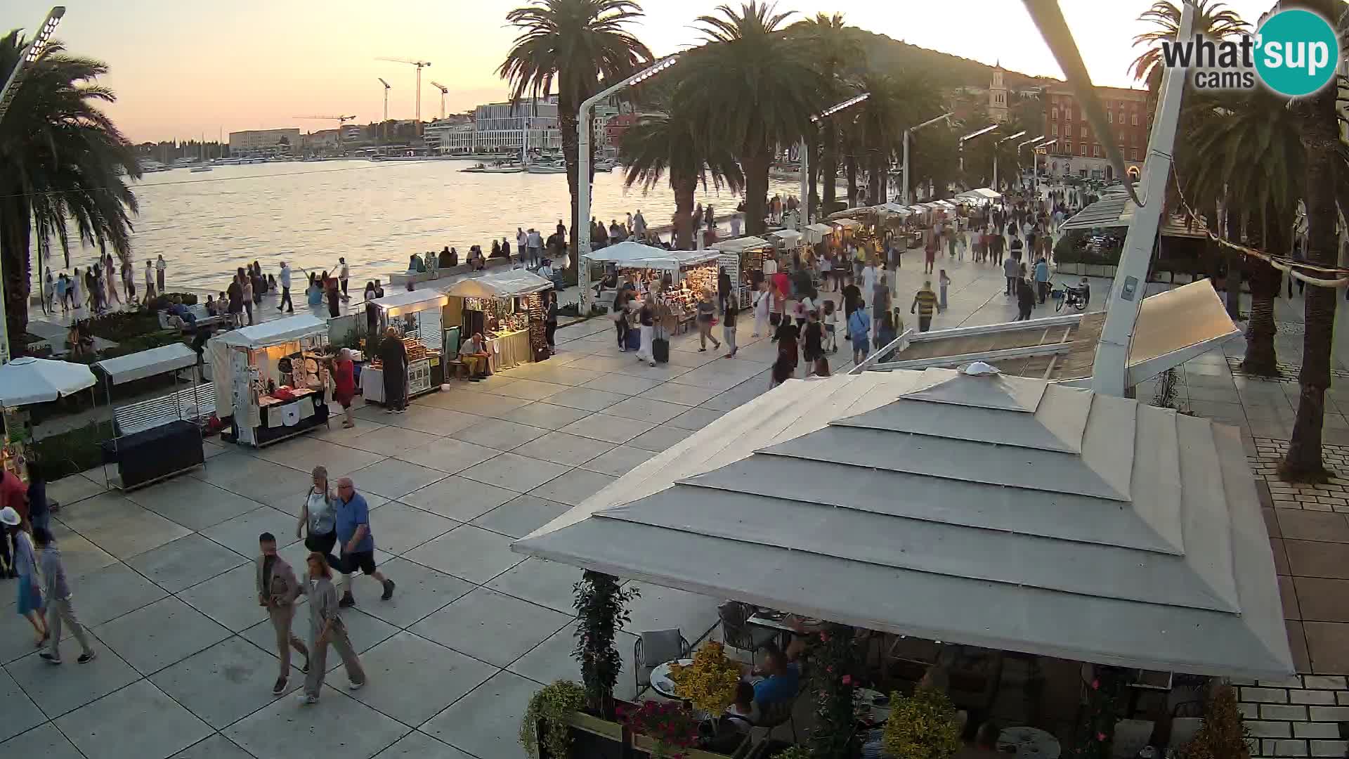 Split – Vista sulla riva di Spalato