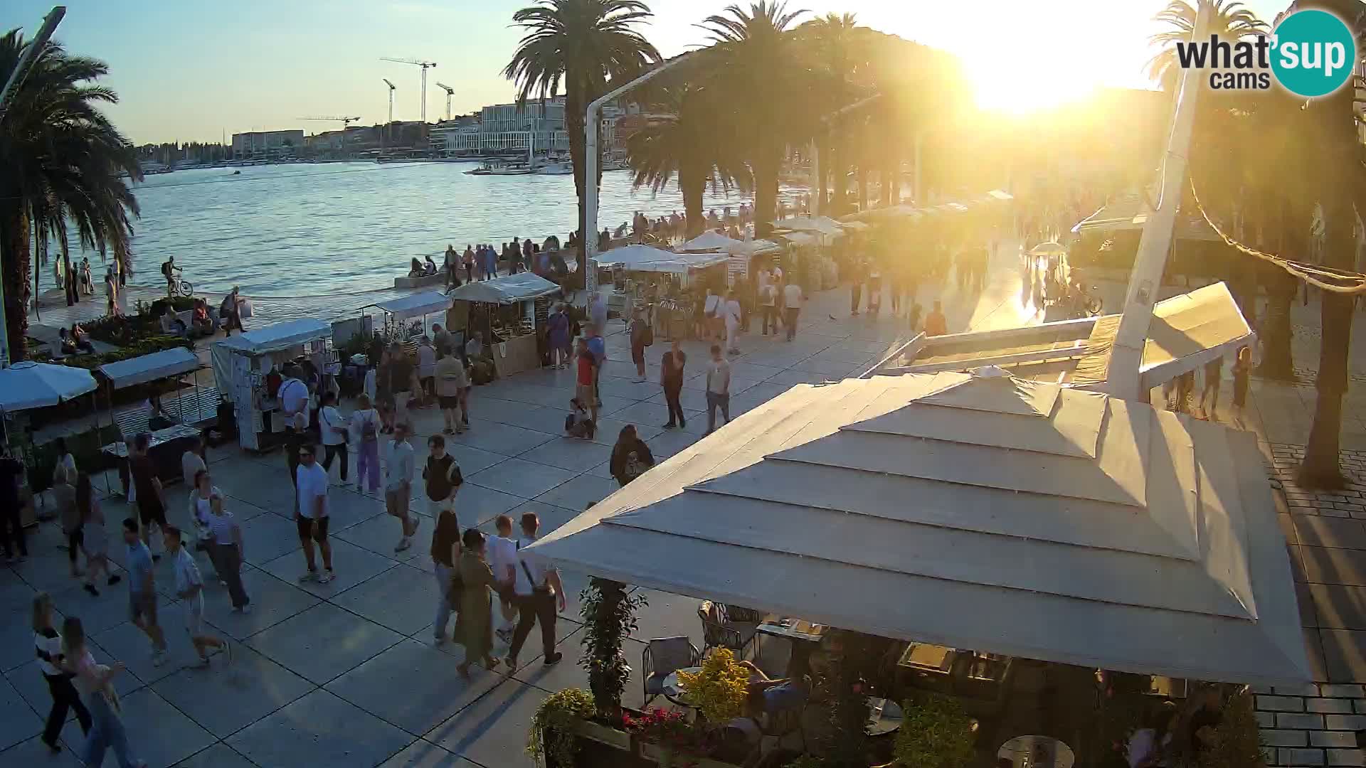 Split – Vista sulla riva di Spalato