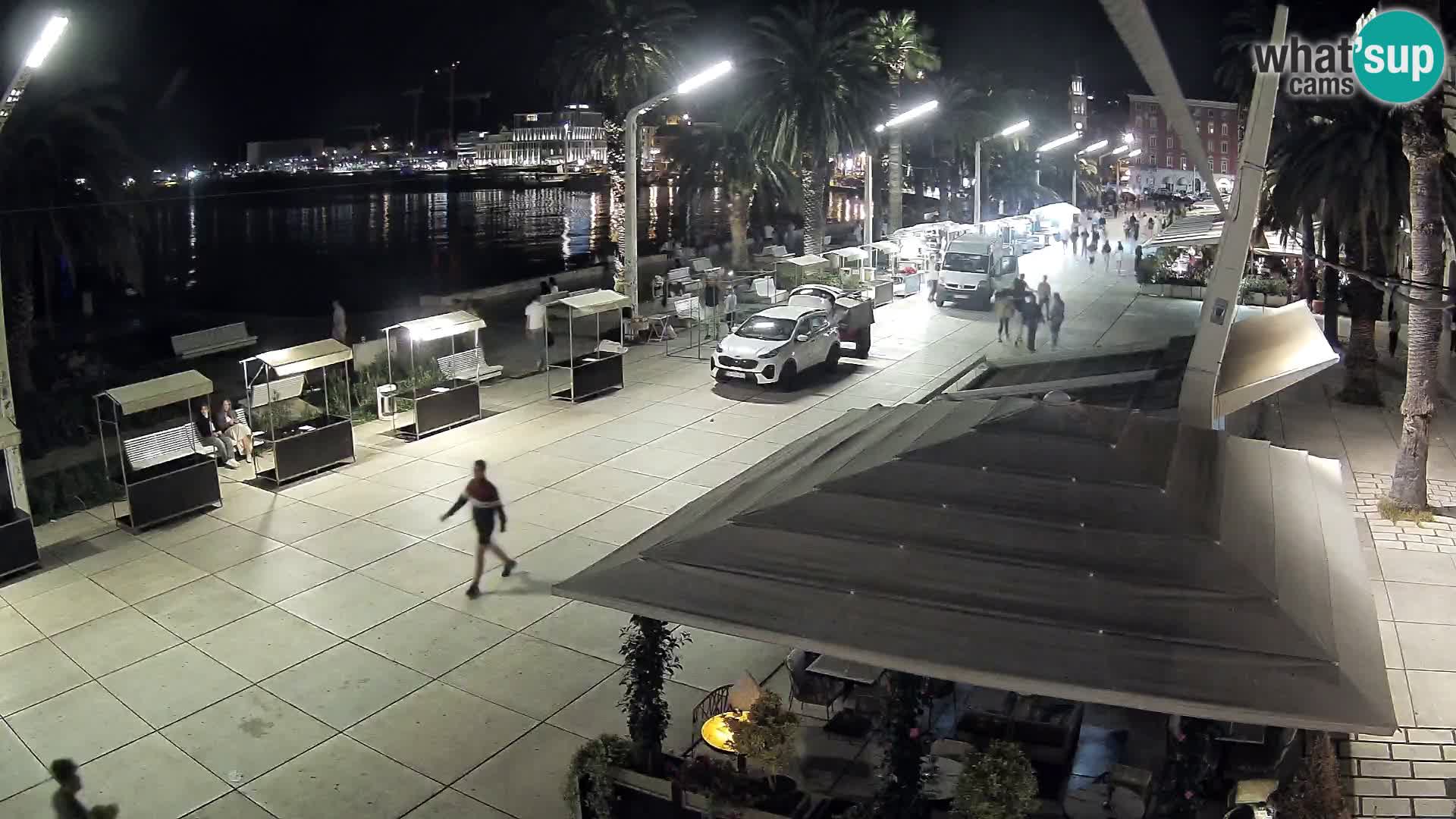 Split –  Blick auf Split riva
