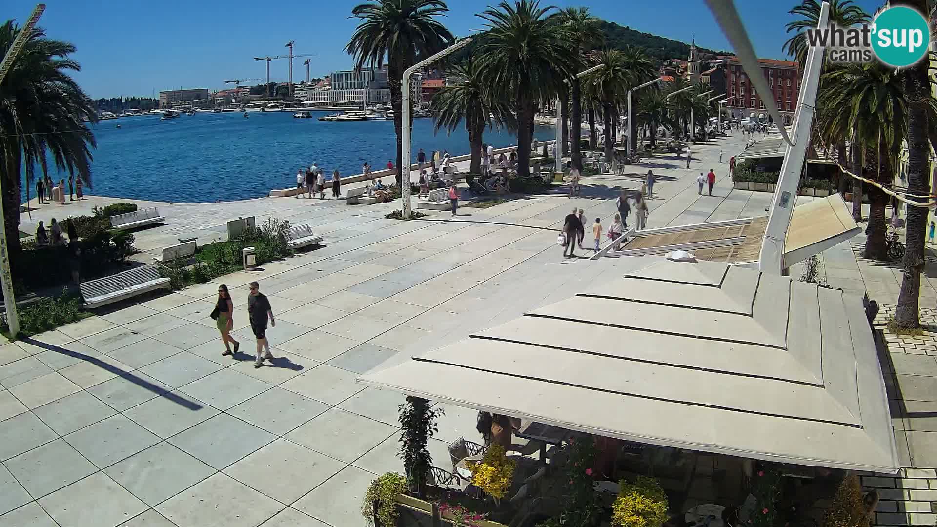 Live Webcam Split – view of Split riva