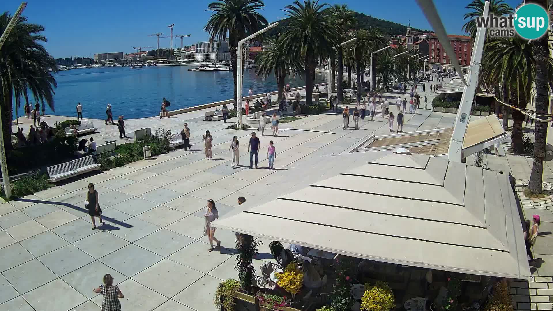 Live Webcam Split – view of Split riva