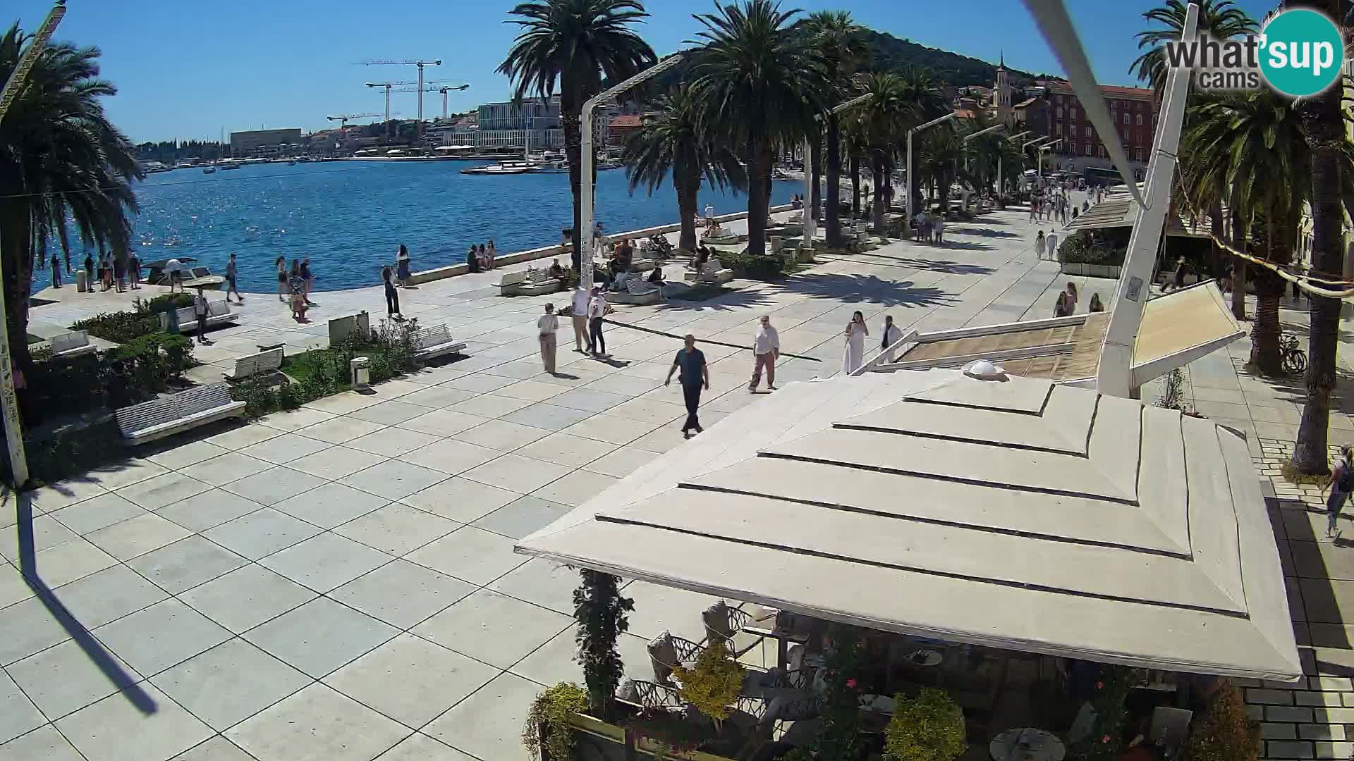 Split –  Blick auf Split riva