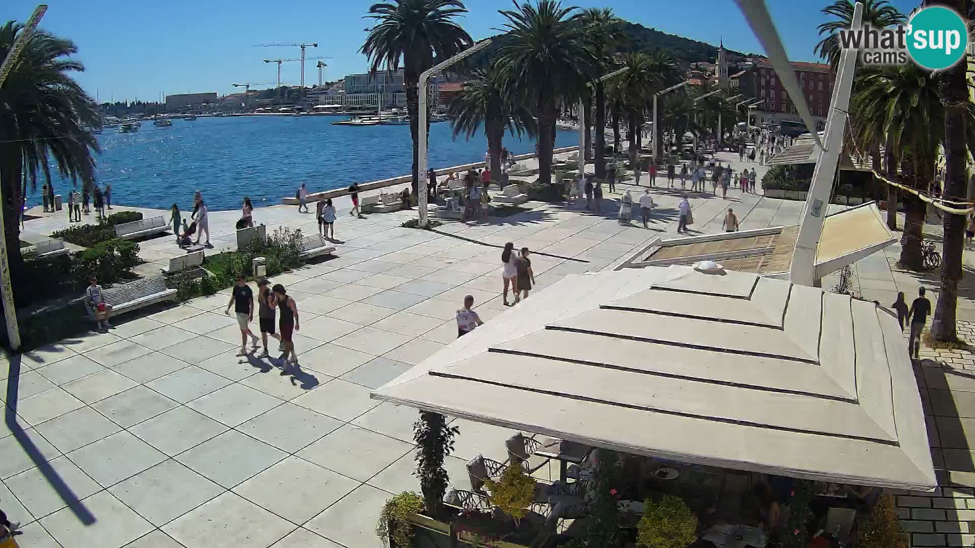 Live Webcam Split – view of Split riva