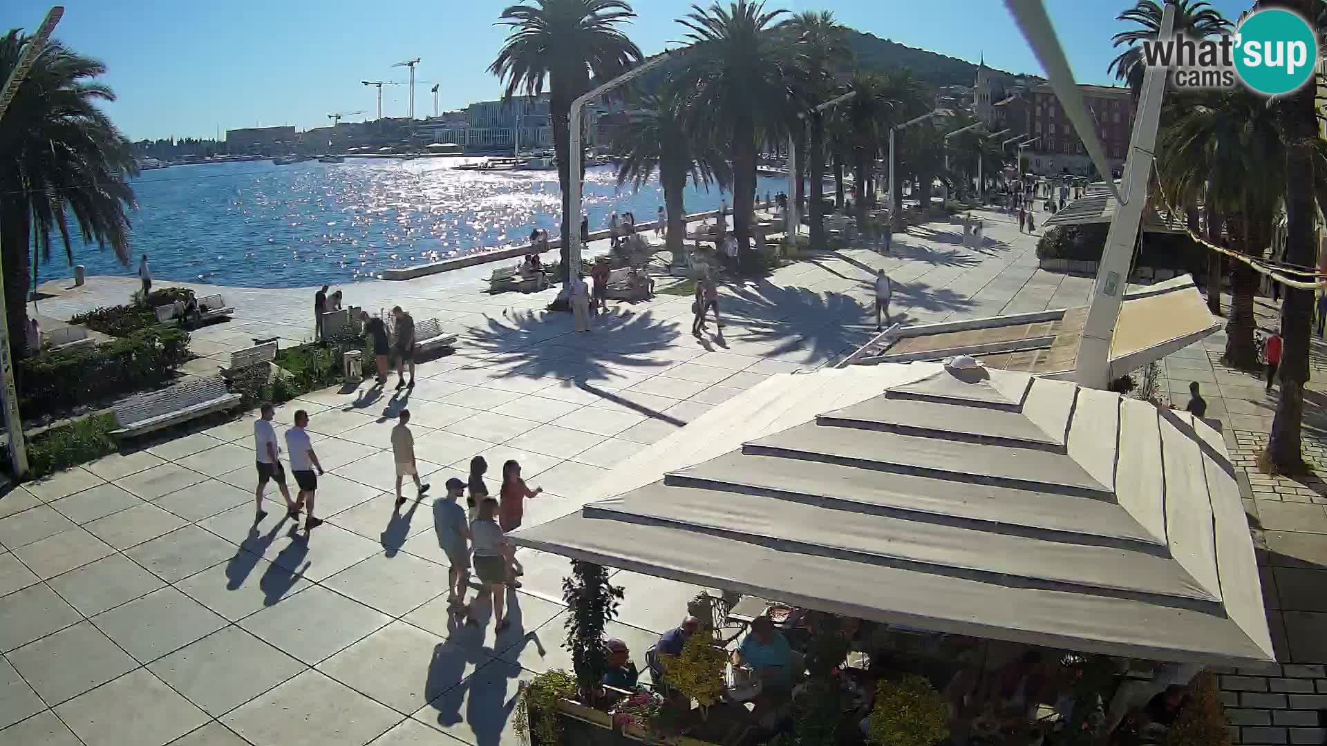 Live Webcam Split – view of Split riva