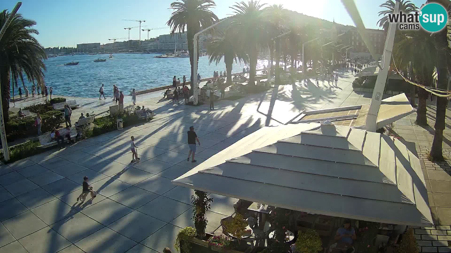 Split –  Blick auf Split riva