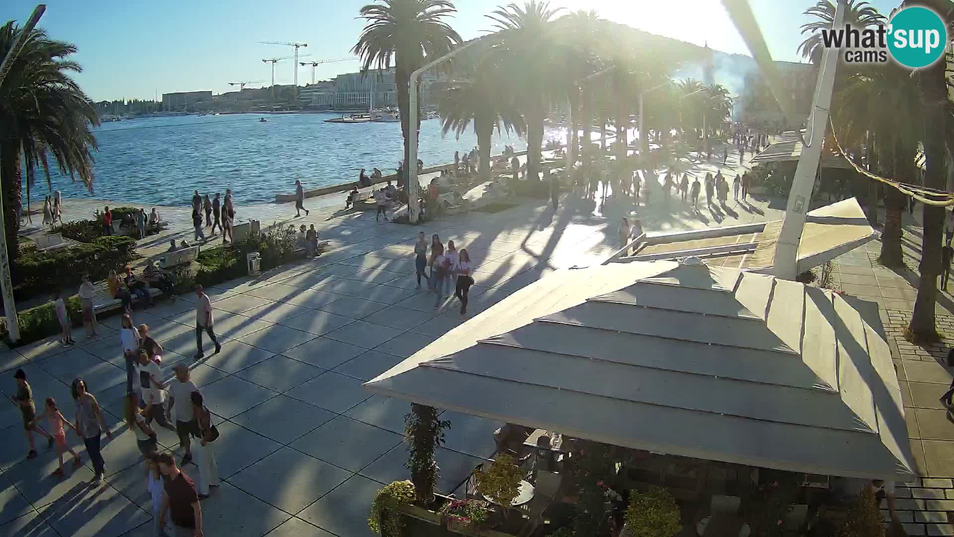 Split –  Blick auf Split riva