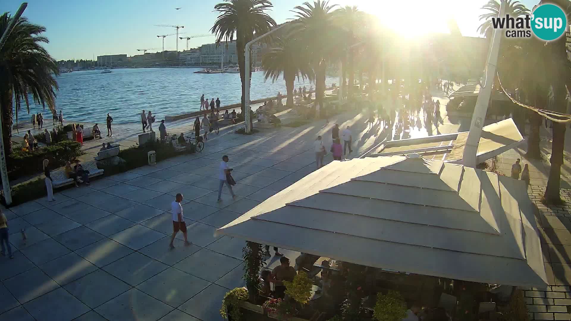 Split –  Blick auf Split riva