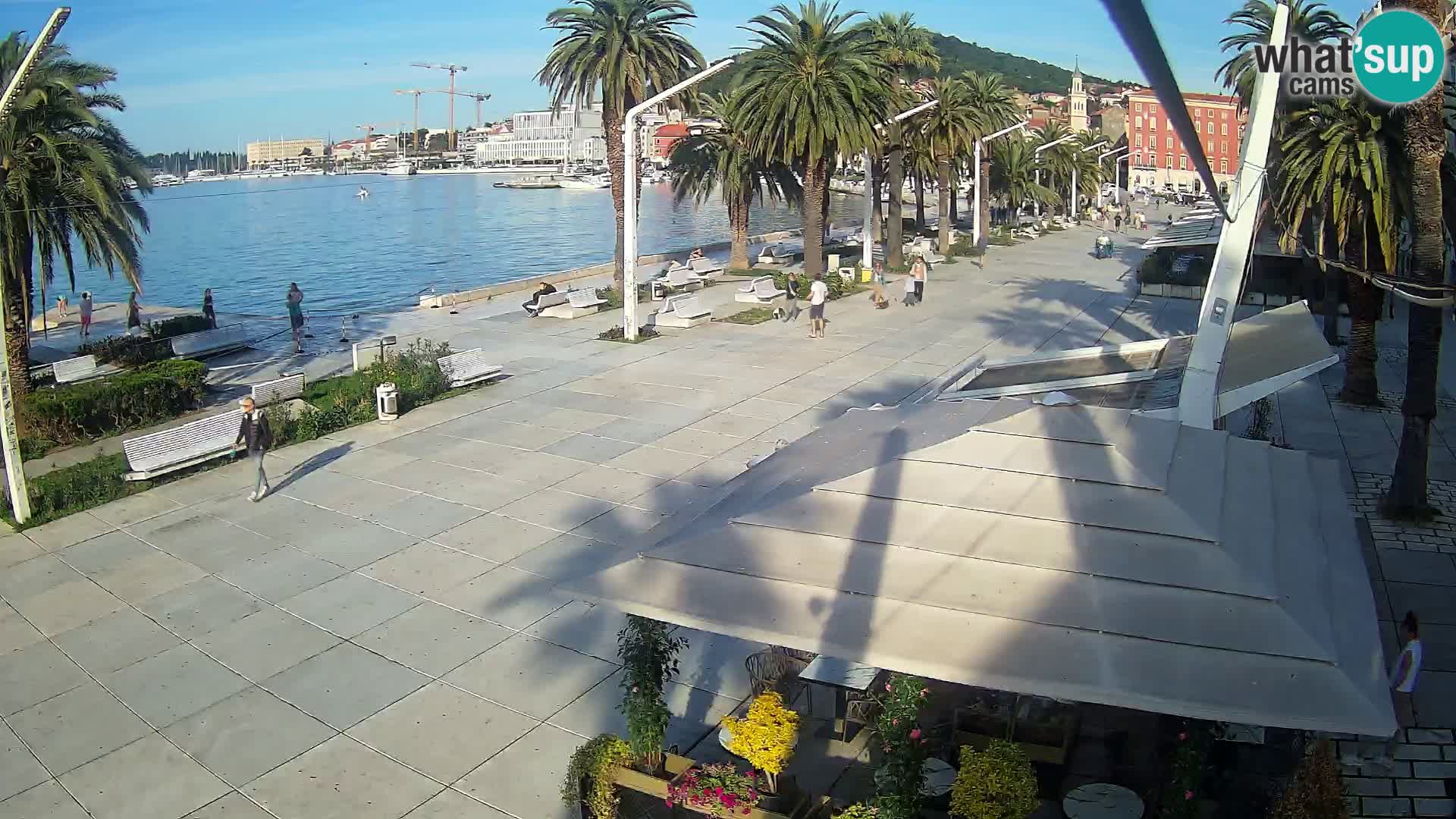 Split –  Blick auf Split riva