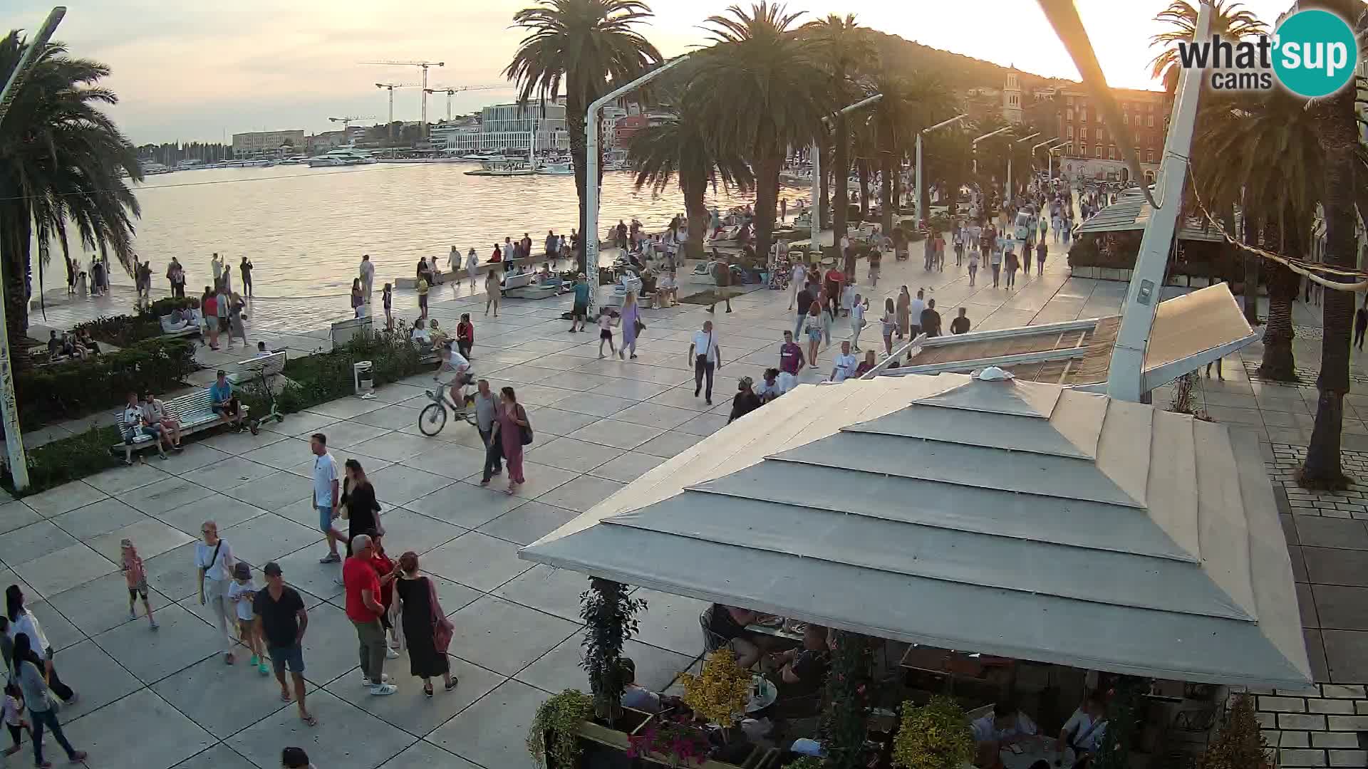 Split –  Blick auf Split riva