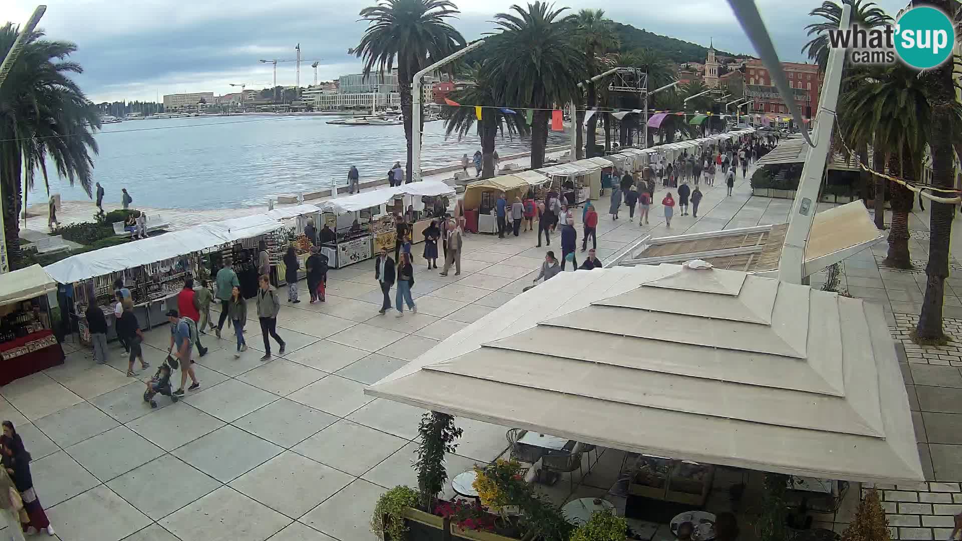 Live Webcam Split – view of Split riva