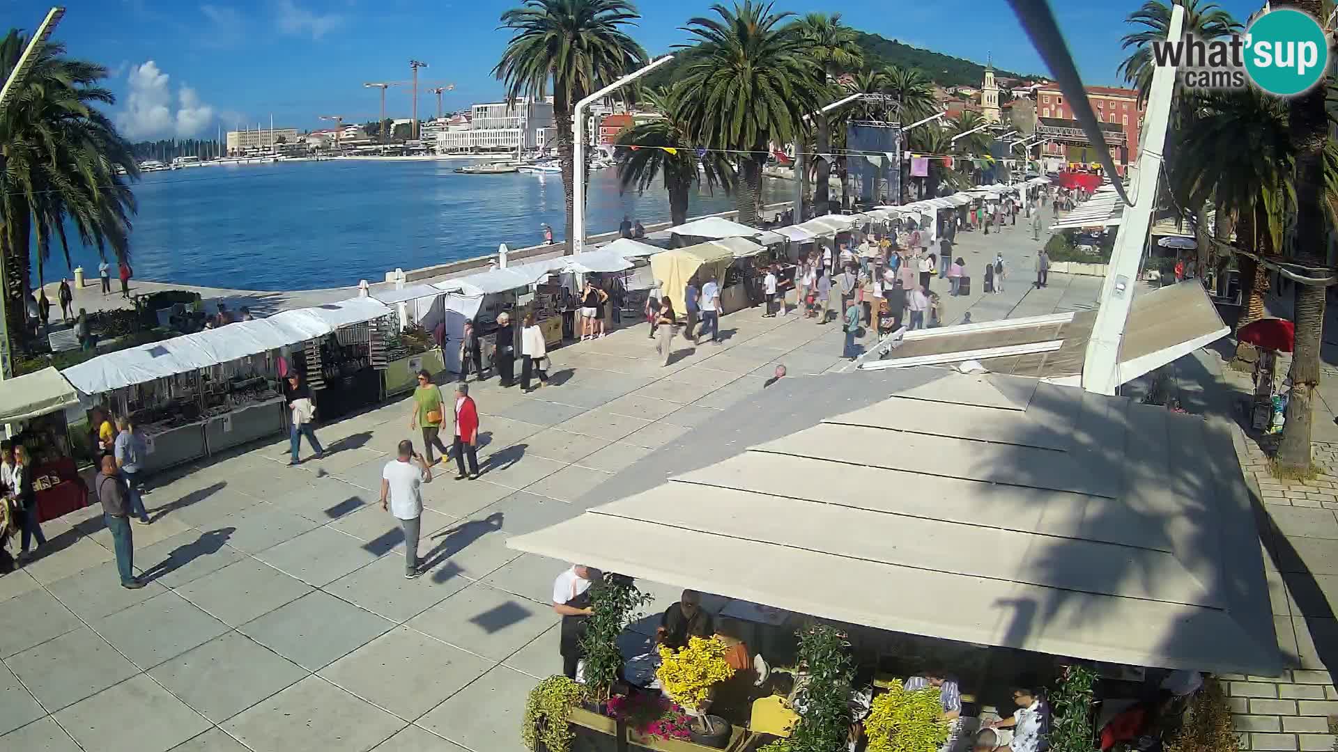 Live Webcam Split – view of Split riva