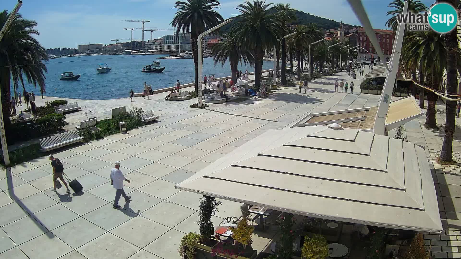 Split –  Blick auf Split riva