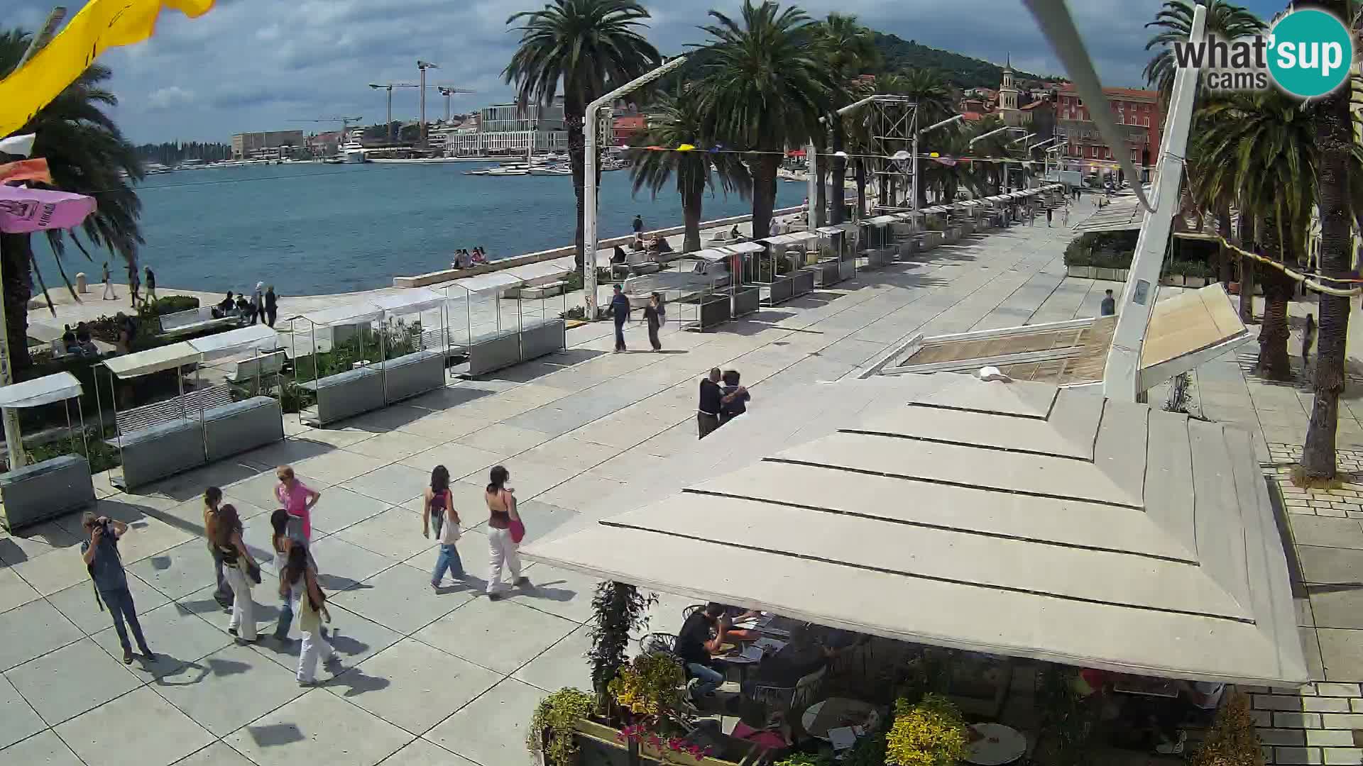 Live Webcam Split – view of Split riva