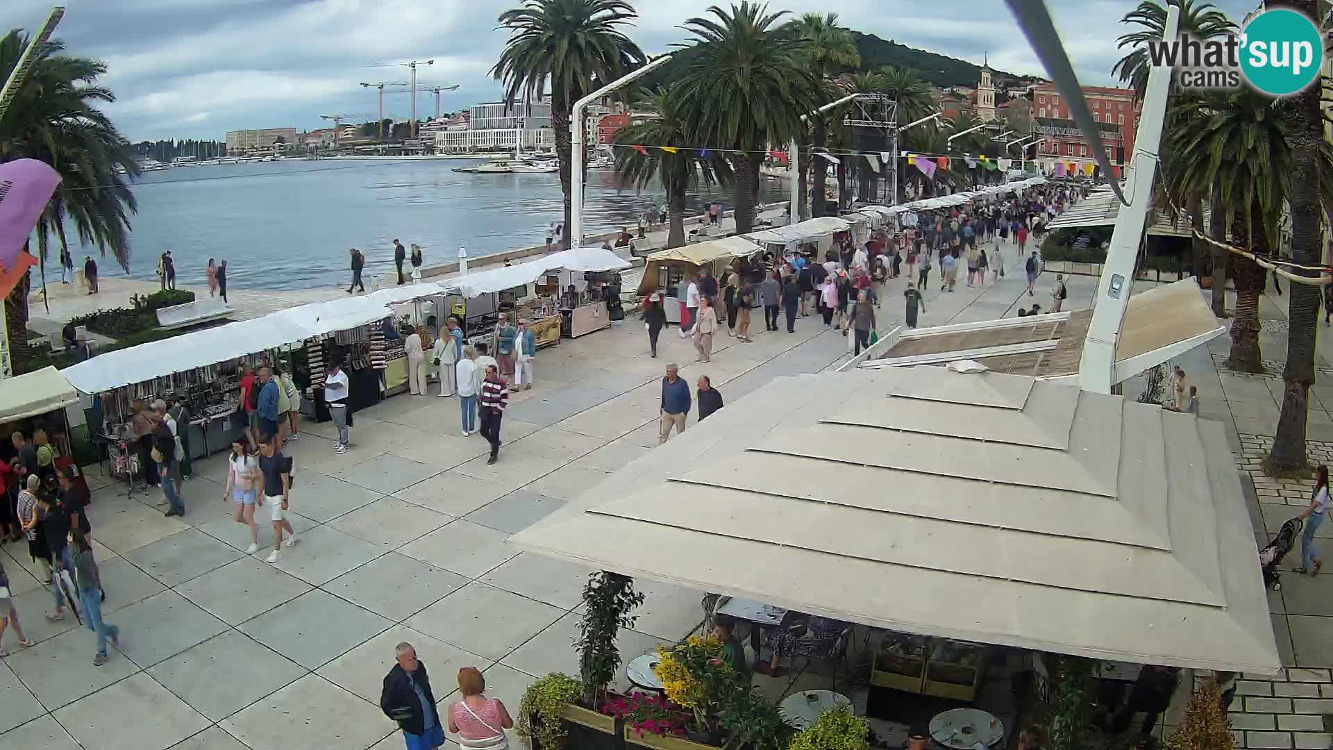 Split – Vista sulla riva di Spalato
