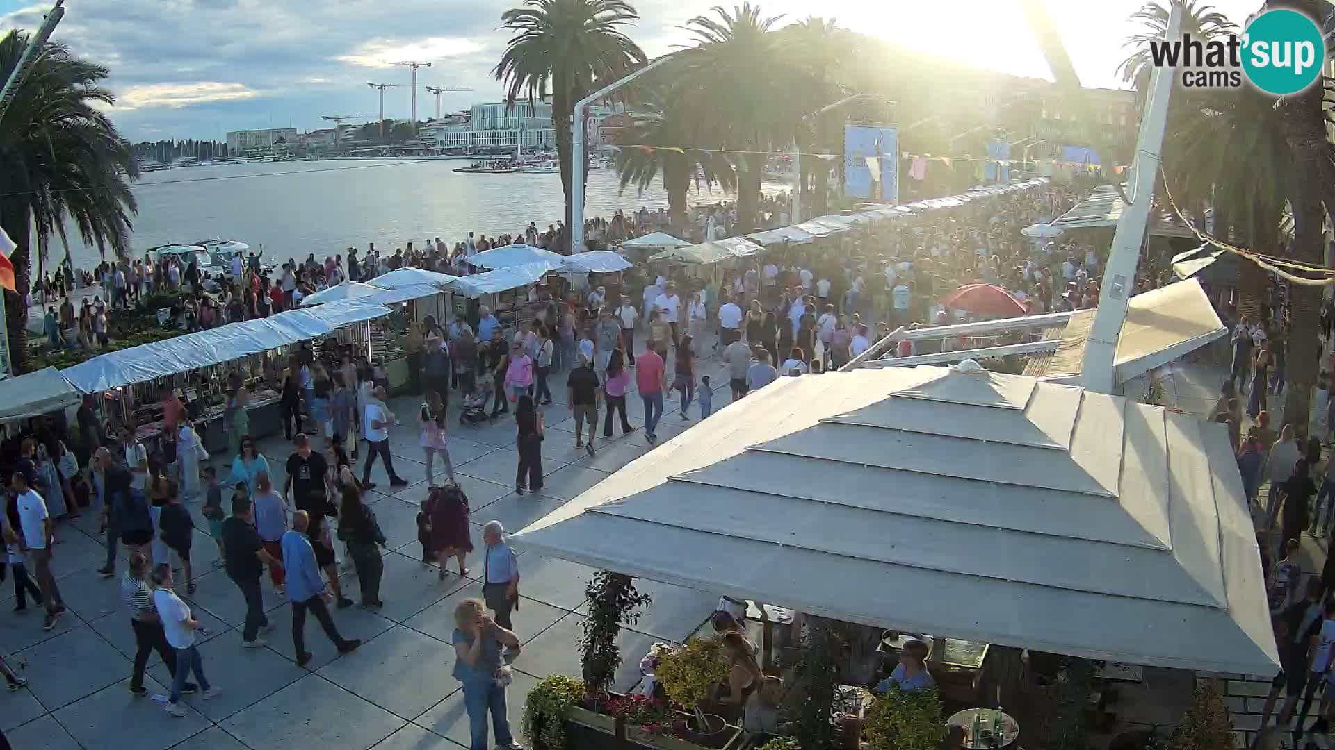 Live Webcam Split – view of Split riva