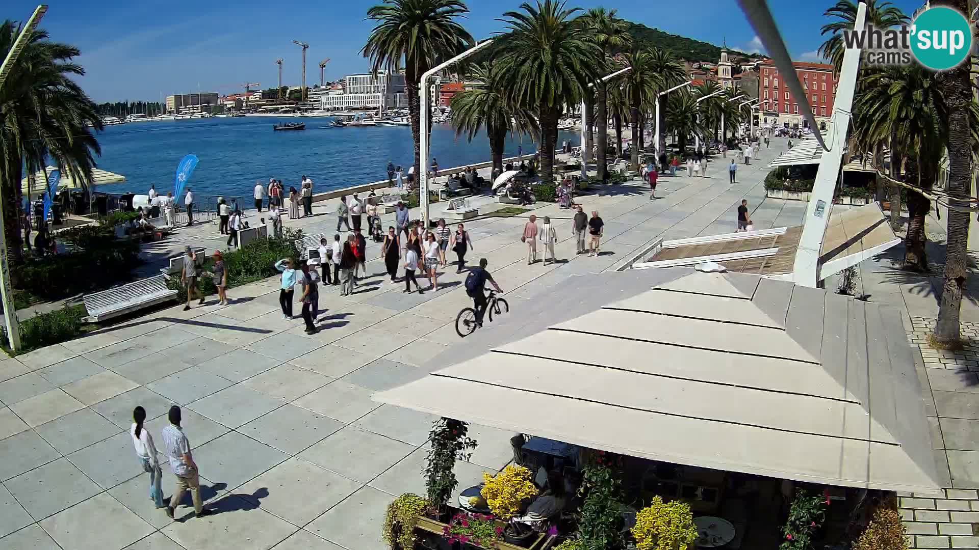 Split –  Blick auf Split riva