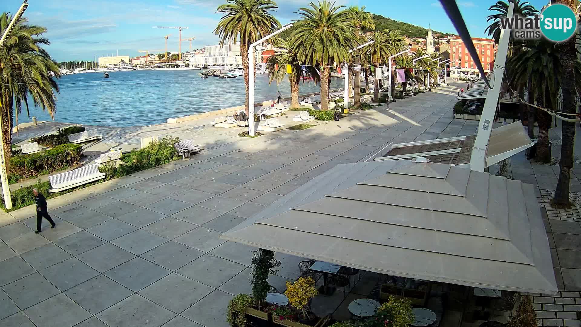 Live Webcam Split – view of Split riva